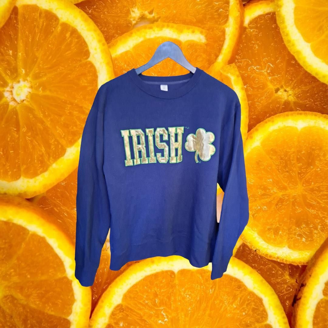 Other ZooZatz Irish with Shamrock Blue Sweatshirt Size Medium Size US M / EU 48-50 / 2 - 1 Thumbnail