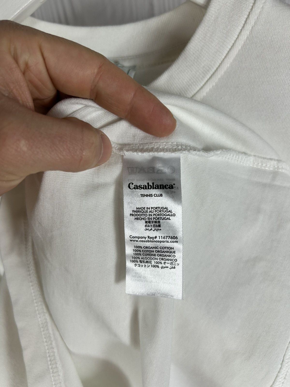 Casablanca Rare Casablanca Tennis Club Graphic White T-Shirt Size S Size US S / EU 44-46 / 1 - 9 Thumbnail