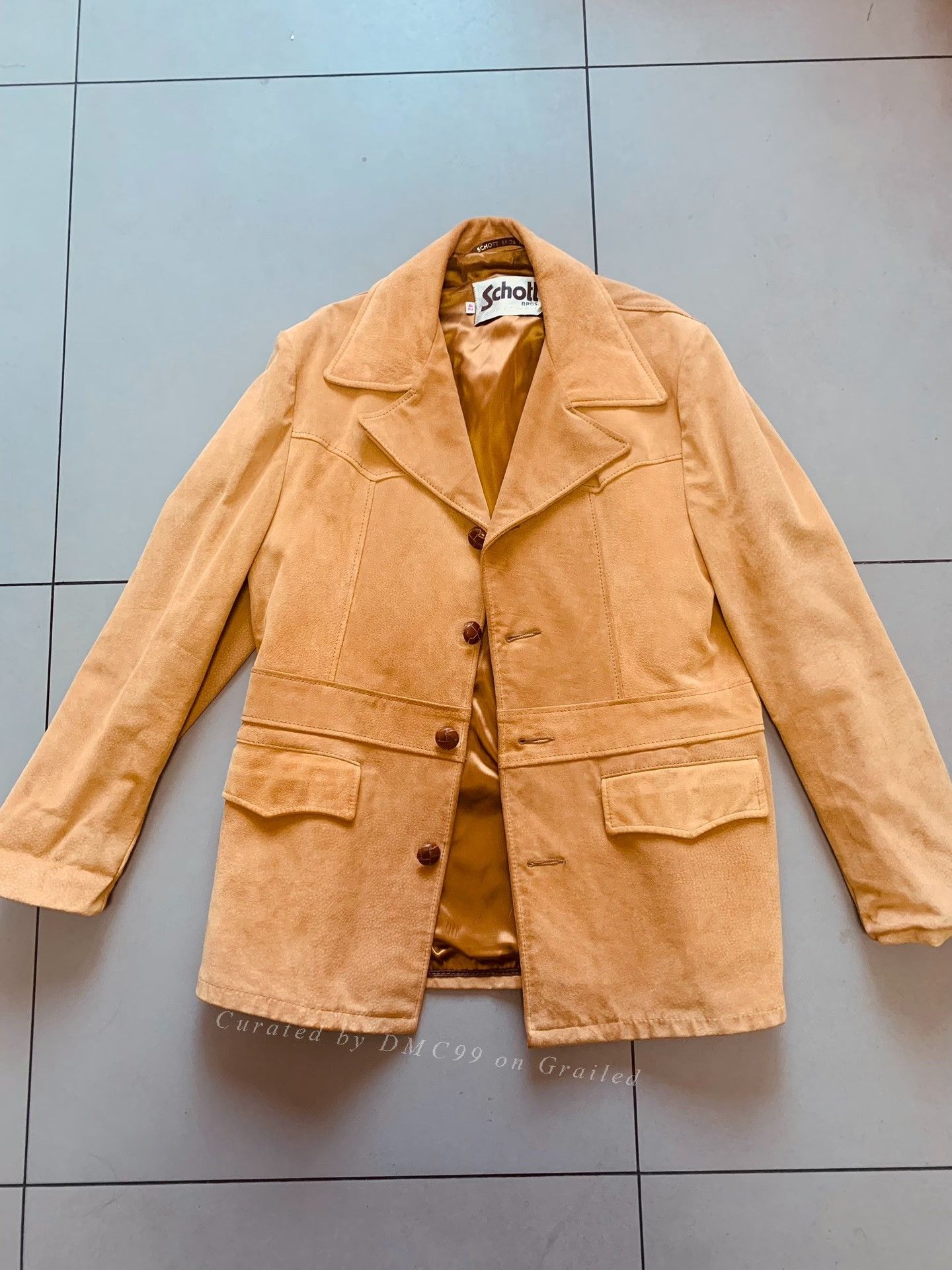 Schott Schott Out-of-Print Retro Leather Jacket Size US XS / EU 42 / 0 - 1 Thumbnail