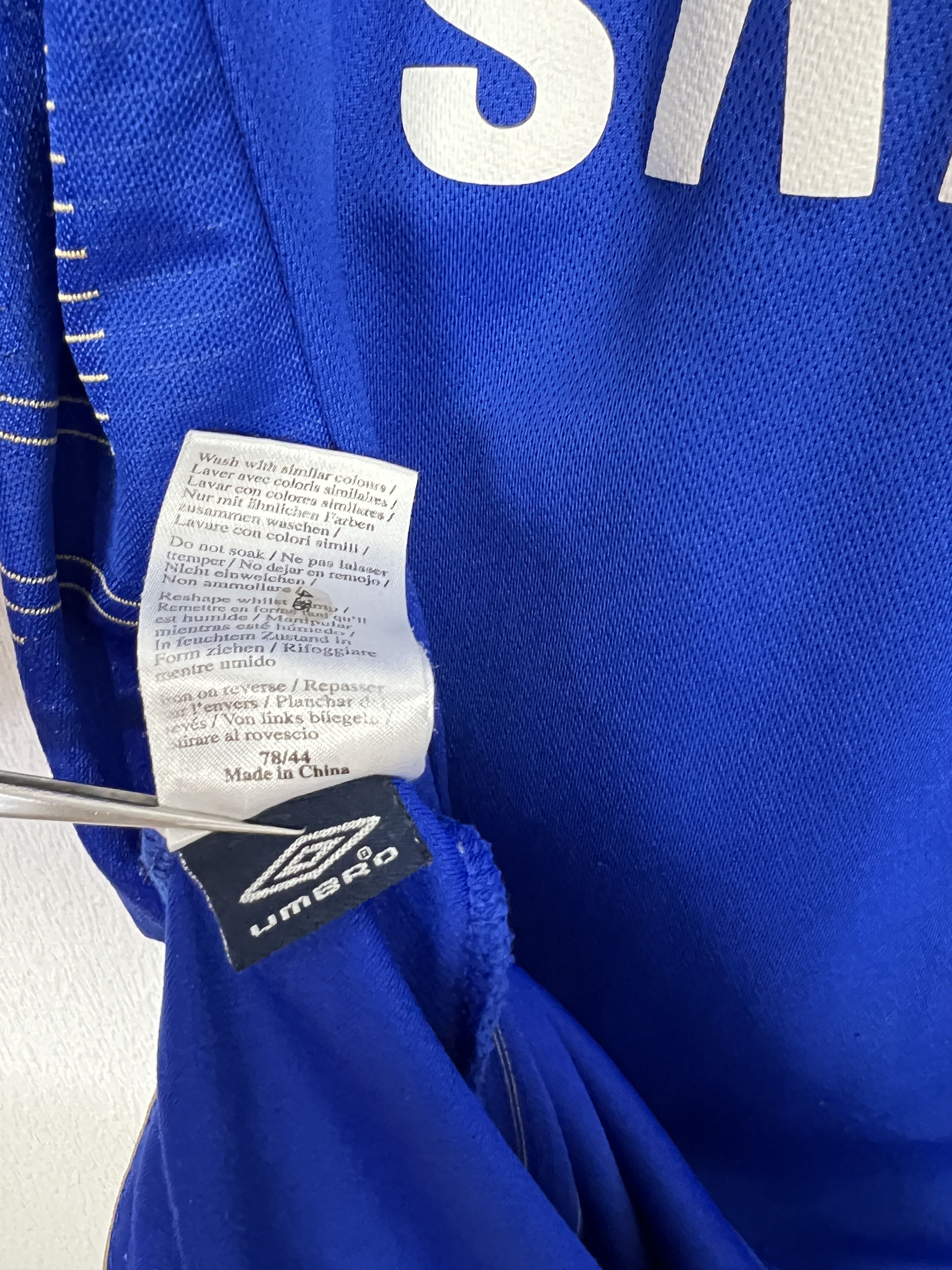 Umbro Chelsea football shirt 2005 Soccer Jersey Blue Trikot XS Size US XS / EU 42 / 0 - 11 Thumbnail