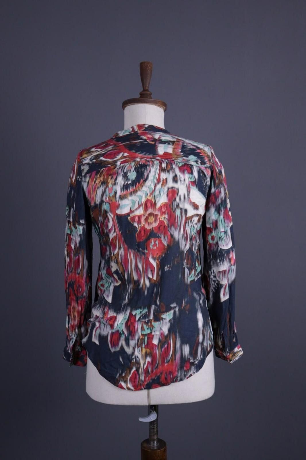 Designer Emily Van Den Bergh Multicolor Henley Shirt Size 36 / S Size M / US 6-8 / IT 42-44 - 7 Thumbnail