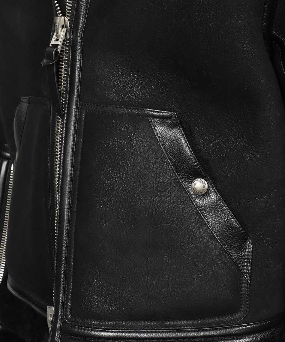 Tom Ford o1w1db11023 Shearling Jacket in Black Size US XXL / EU 58 / 5 - 4 Thumbnail