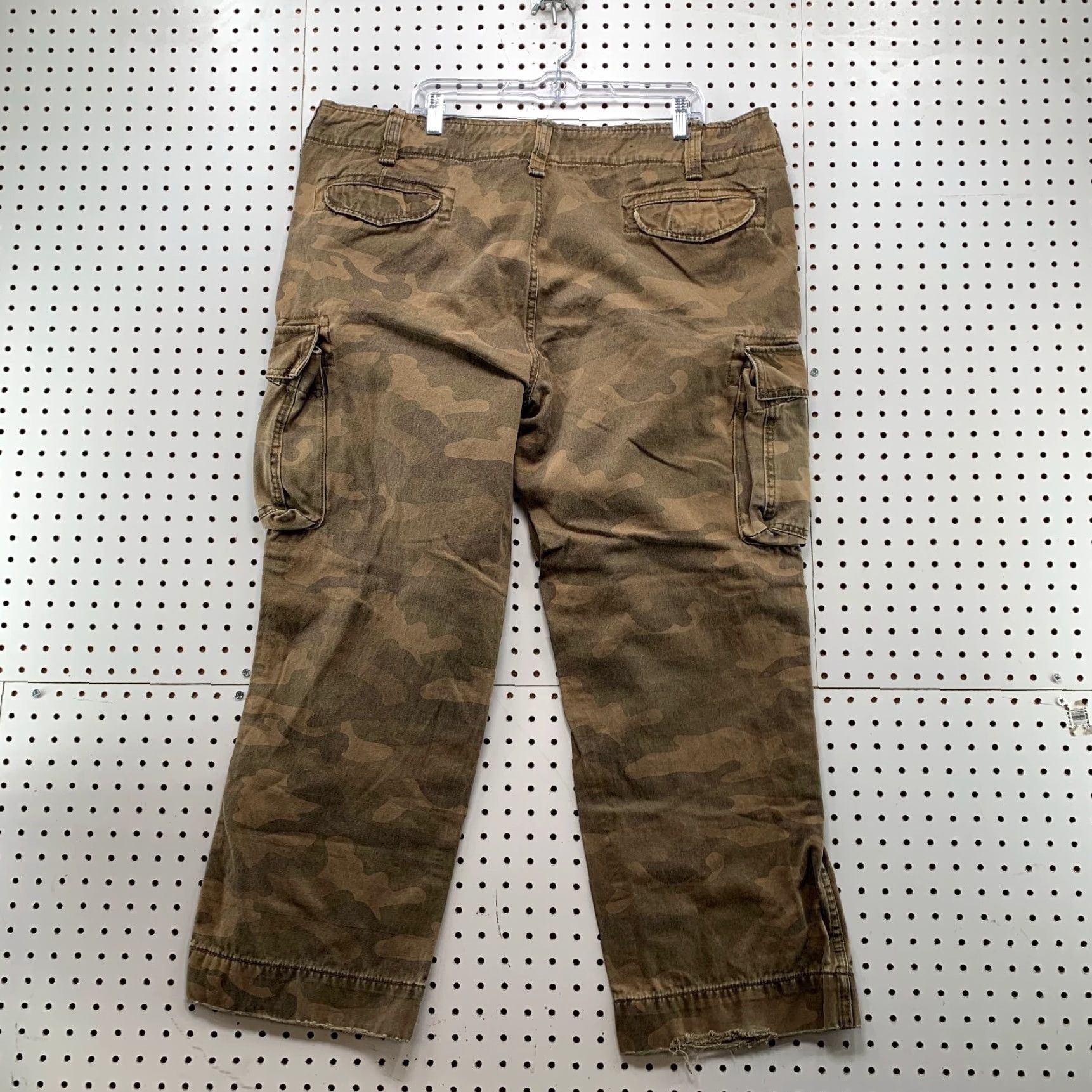 Vintage VINTAGE Cargo Camo Pants Mens 42x30 Camouflage Relaxed Microsanded Heavy Twill Size US 42 / EU 58 - 2 Thumbnail