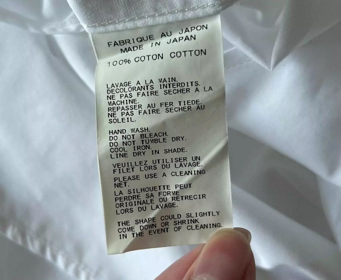 Yohji Yamamoto Yohji Yamamoto 15ss Bias Cut White Shirt 2412-Nextarrow Size US M / EU 48-50 / 2 - 6 Thumbnail