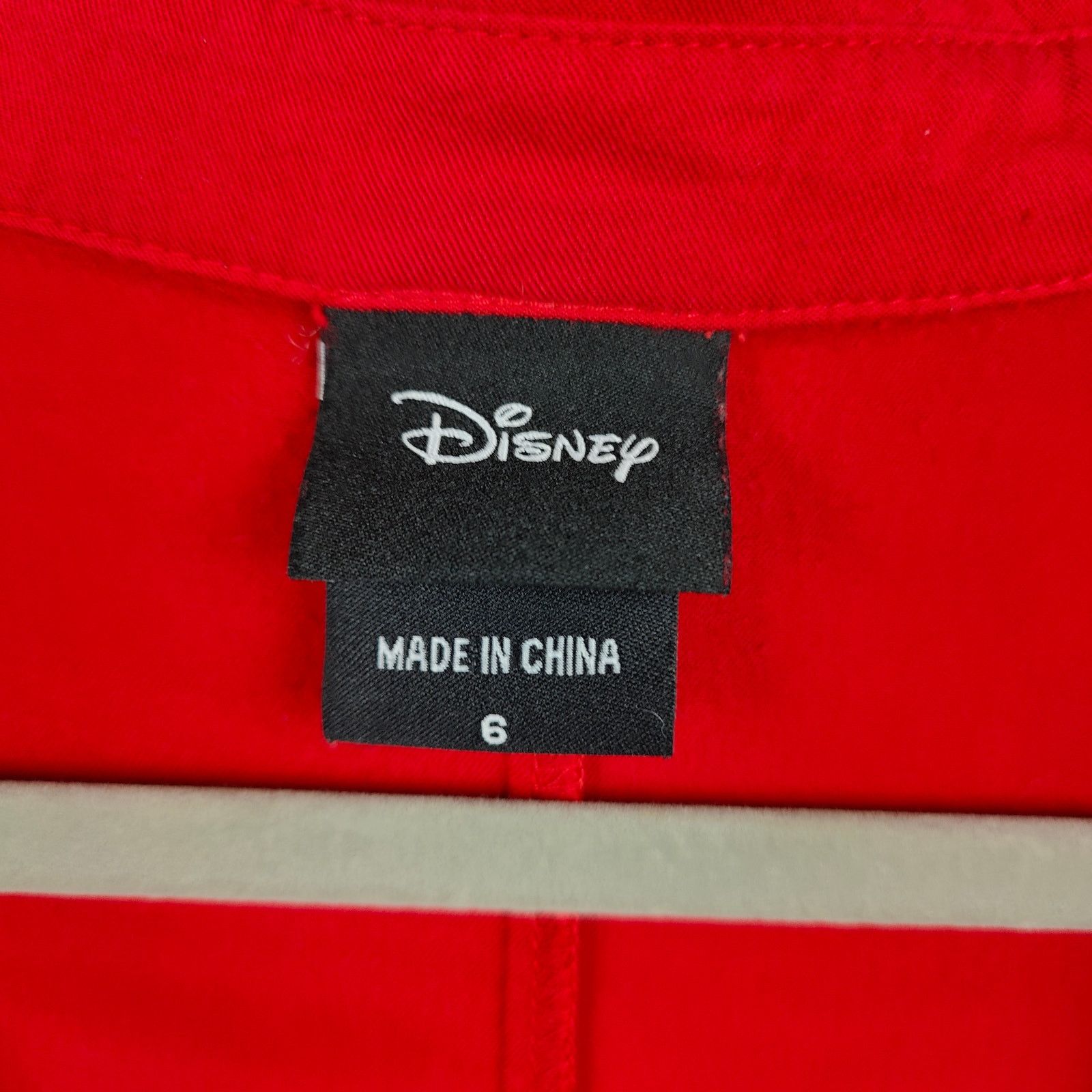 Other Disney Americana Top 6X Red Minnie Mouse Daisy Stretch Size 4XL / US 24-26 - 6 Thumbnail