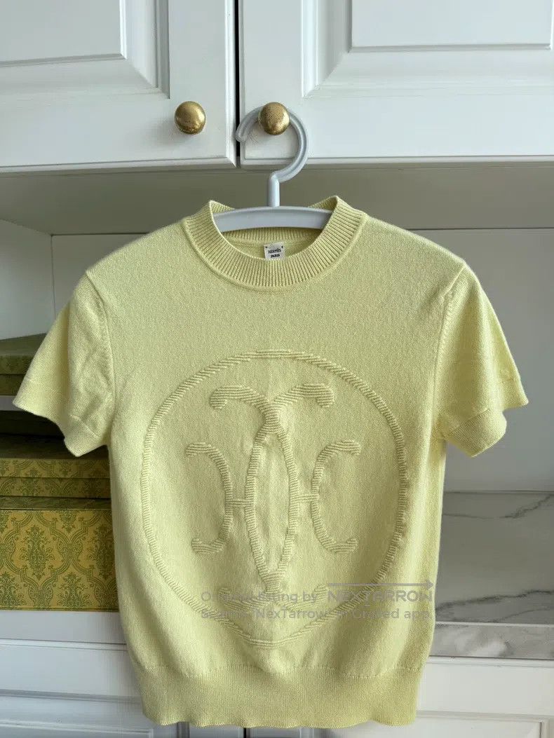 Hermes Hermes Cashmere Short-sleeved Knitwear Size XS / US 0-2 / IT 36-38 - 1 Thumbnail