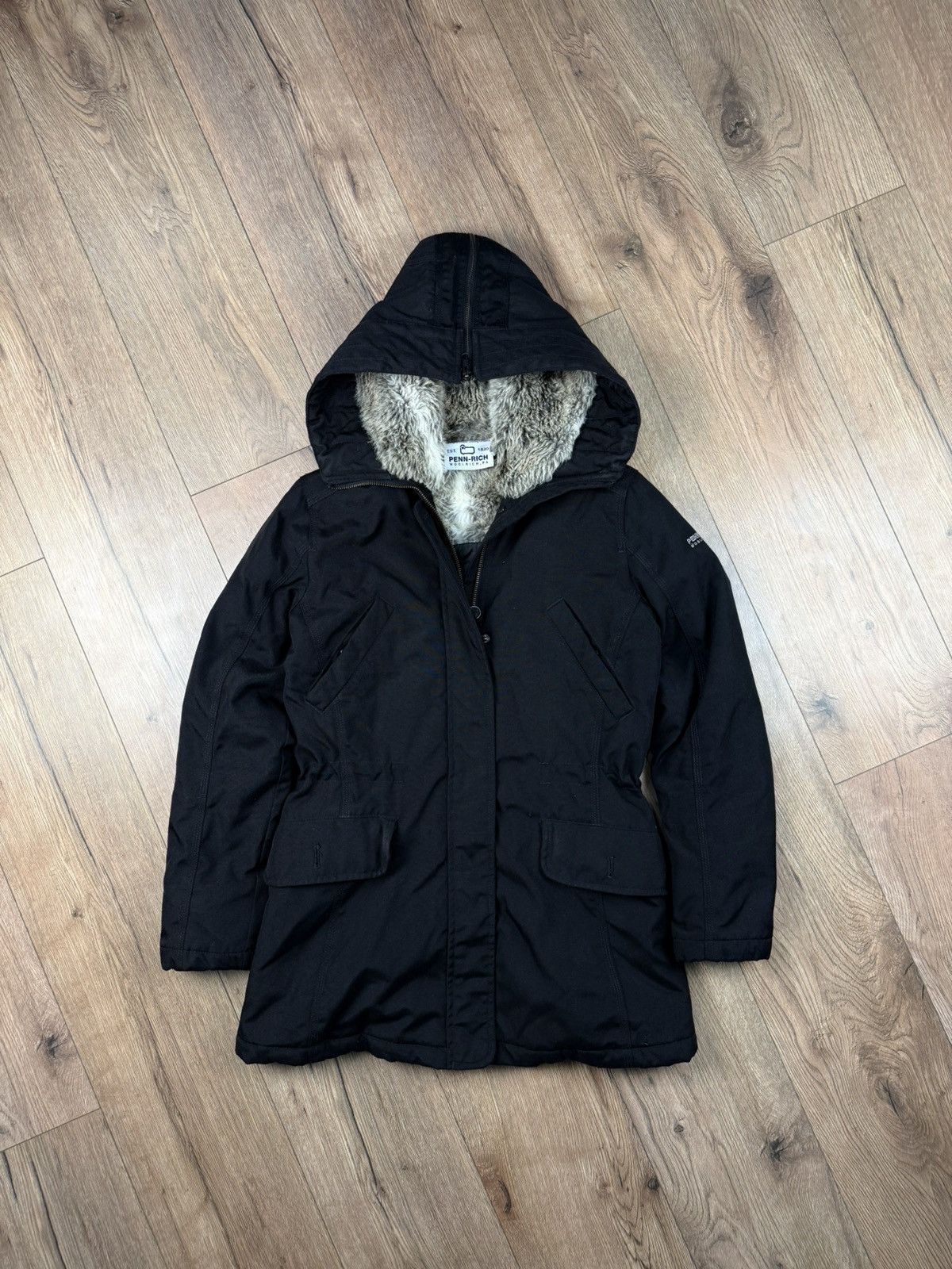 Woolrich Woolen Mills Penn Rich Woolrich Black Parka Coat M Size M / US 6-8 / IT 42-44 - 2 Thumbnail