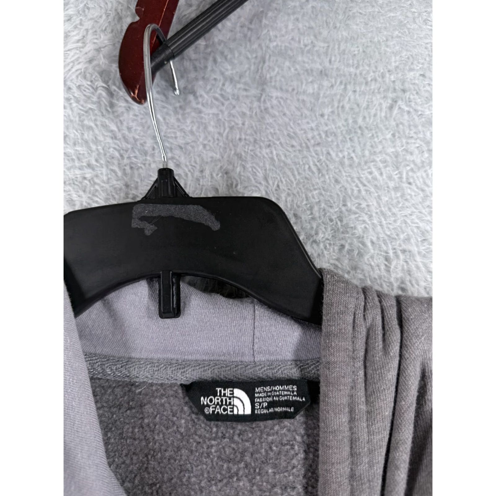 The North Face The North Face Mens Hoodie Sweatshirt Gray Logo Front Cotton Blend Pullover Hooded S Traditional Regular Fit Sports Theme Size US S / EU 44-46 / 1 - 7 Thumbnail