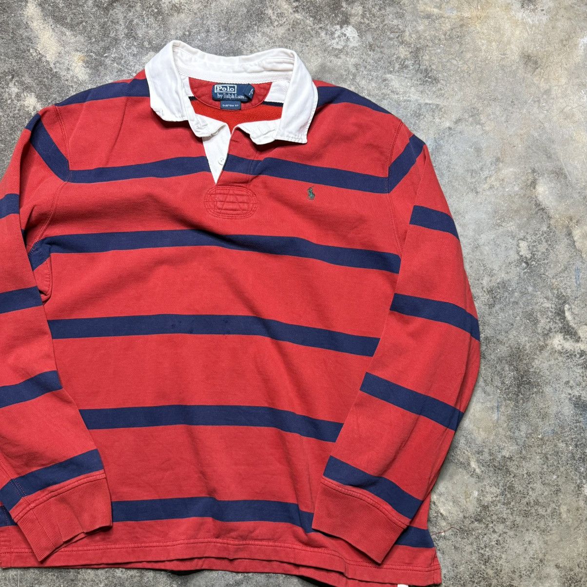 Polo Ralph Lauren vintage ralph lauren rugby polo longsleeve collared shirt Size US XXL / EU 58 / 5 - 1 Thumbnail