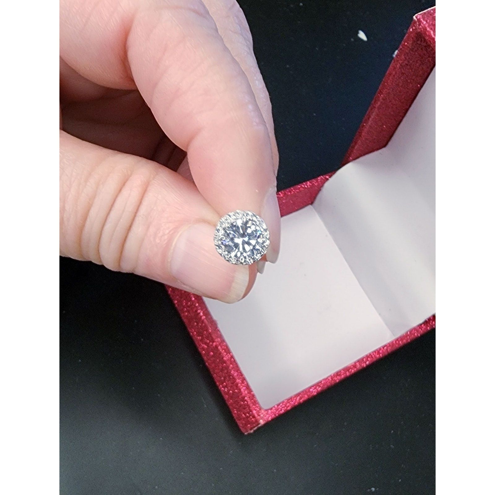 Other NWT Contessa Swarovski Crystal & Sterling Silver 925 Earring Size ONE SIZE - 4 Thumbnail