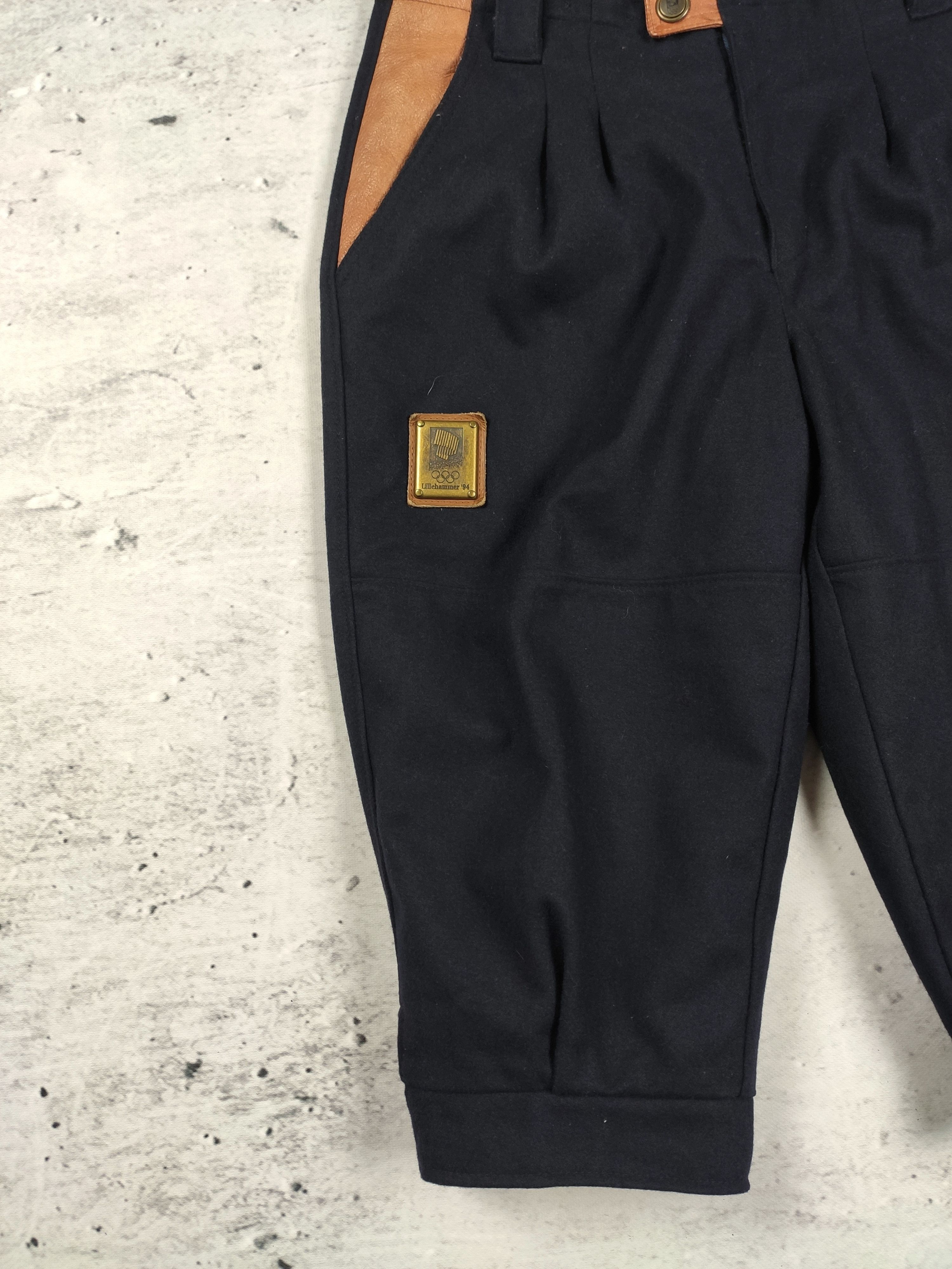 Vintage Rare vintage Lillehammer 1994 olympics wool shorts trousers Size US 34 / EU 50 - 4 Thumbnail