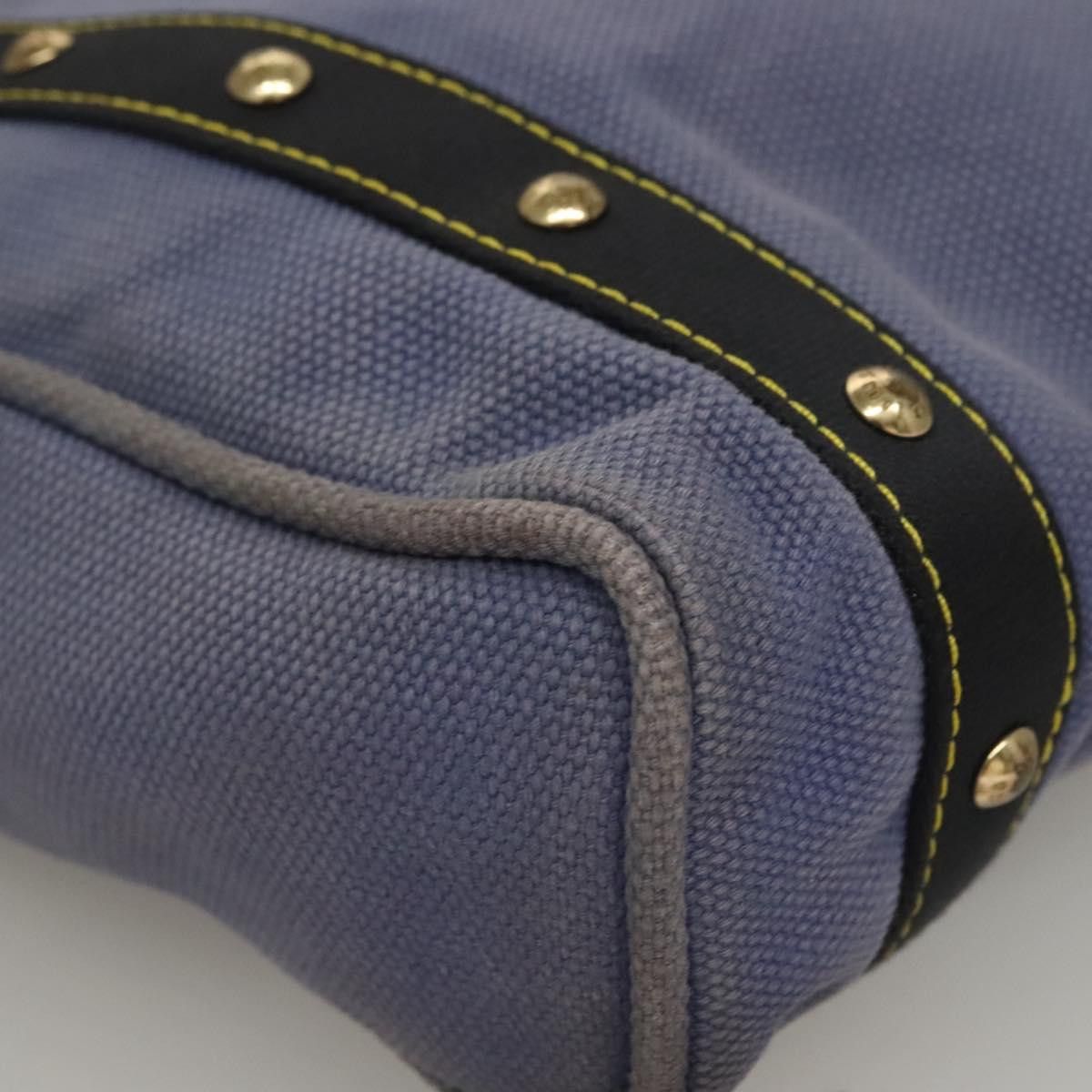 Louis Vuitton LOUIS VUITTON Antigua Cabas MM Tote Bag Blue M40087 Size ONE SIZE - 9 Thumbnail