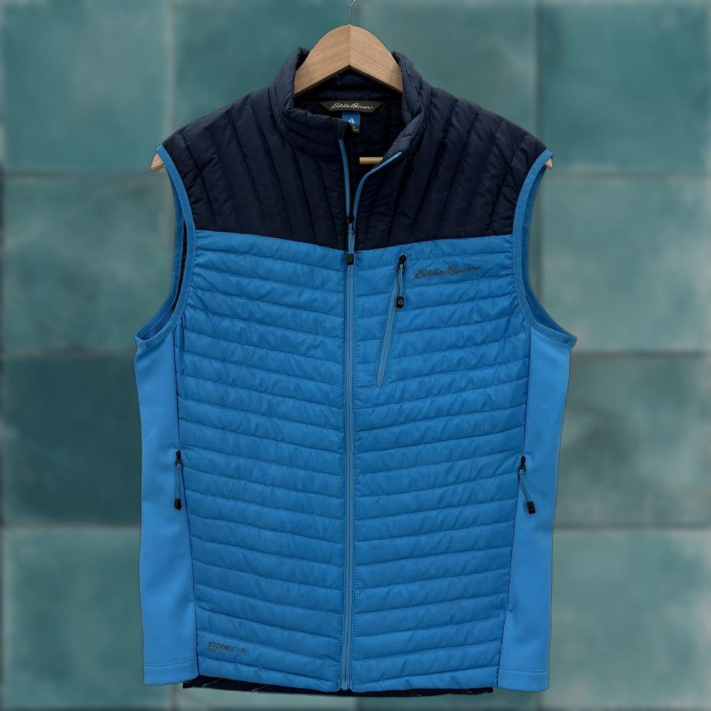 Eddie Bauer Eddie Bauer Vest Mens Small Blue First Ascent StormDown Quilted StormDown 800 Size US S / EU 44-46 / 1 - 1 Thumbnail
