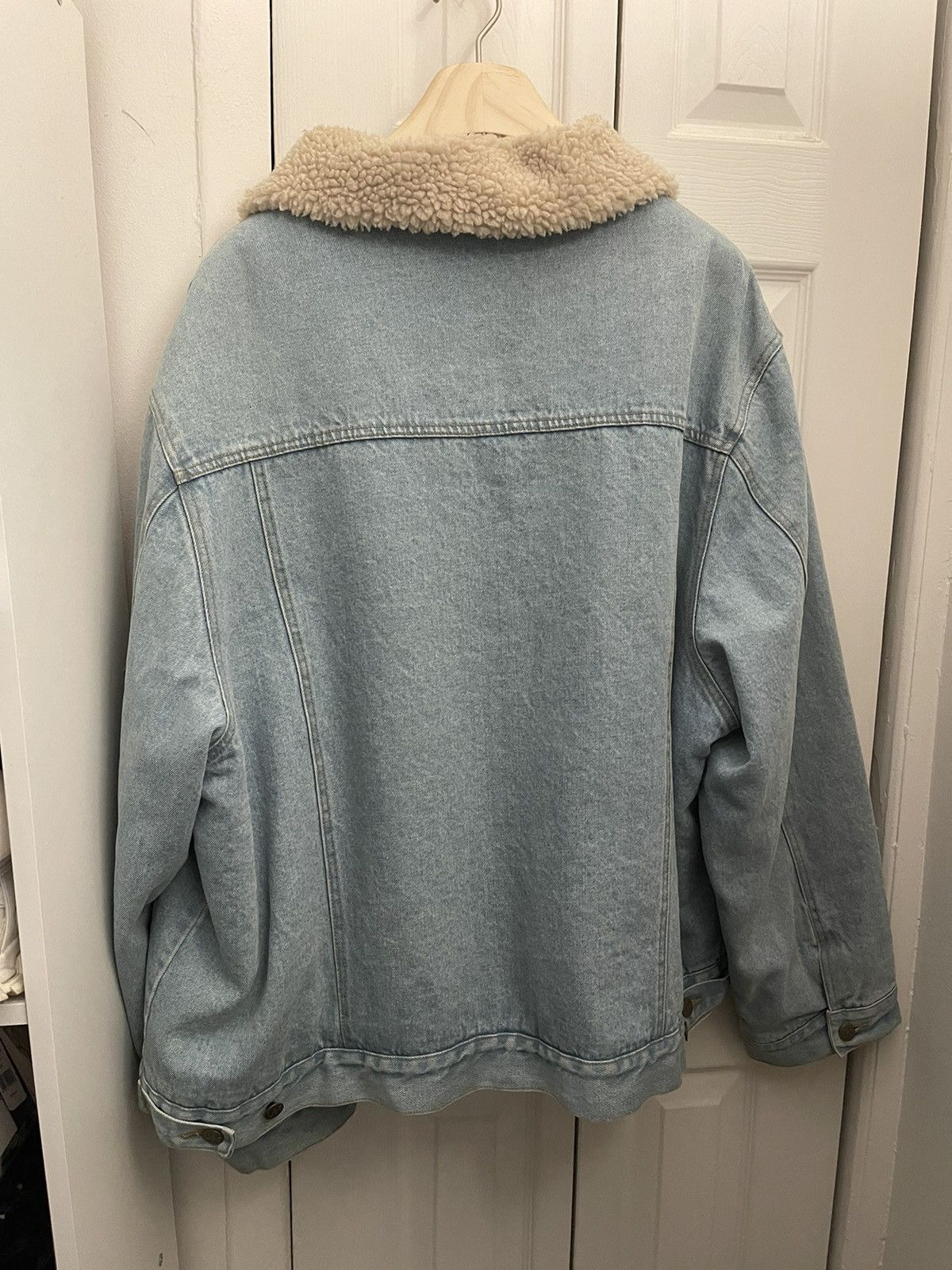 Lee × Vintage 2000’s Lee Denim Jacket with Shearling Size US XXL / EU 58 / 5 - 2 Thumbnail