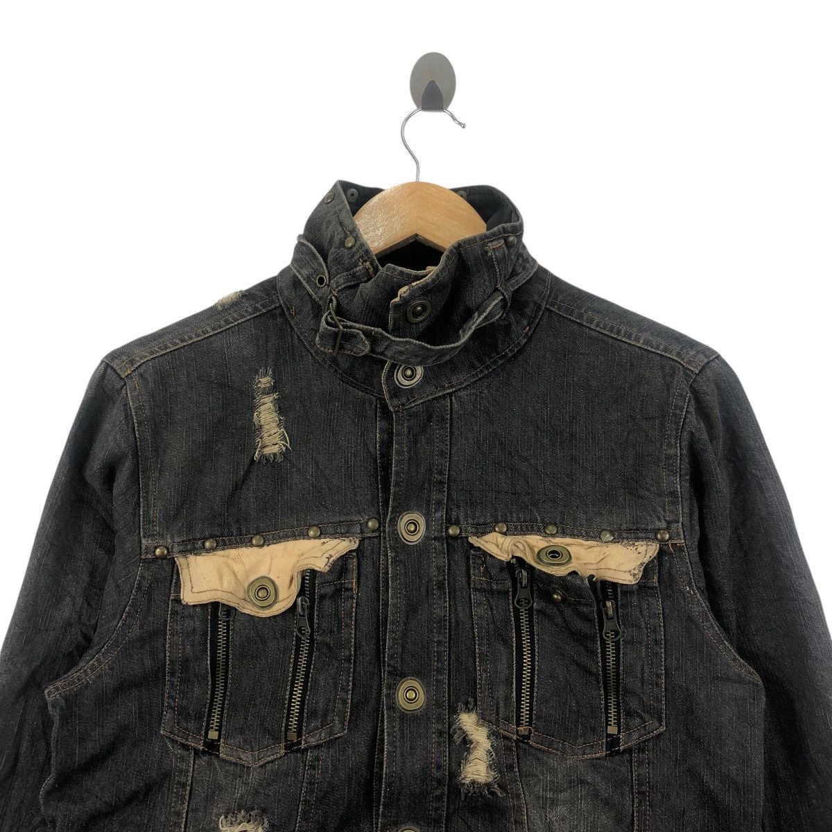 In The Attic IN THE ATTIC Distressed Design Made In Japan Pocket Jacket Size US M / EU 48-50 / 2 - 2 Thumbnail