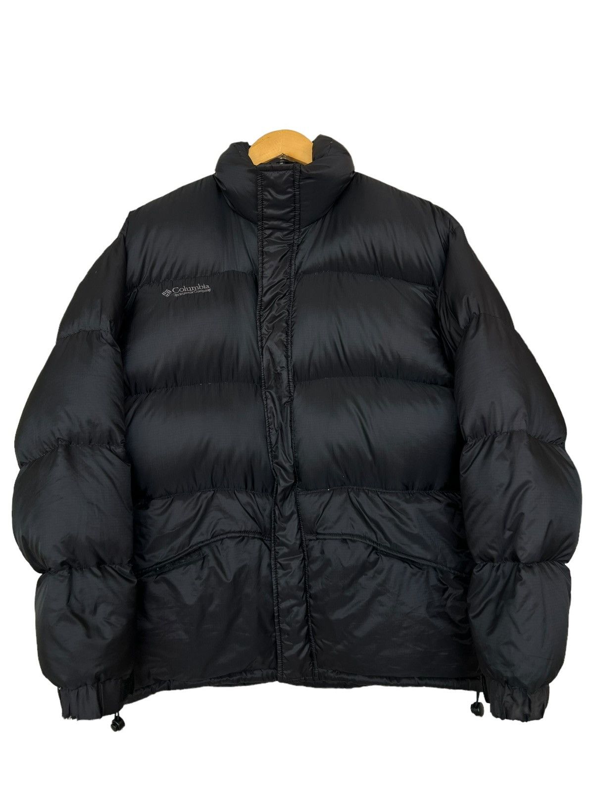 Columbia Vintage Columbia Black Zipup Puffer Down Jacket Medium Size US M / EU 48-50 / 2 - 1 Thumbnail