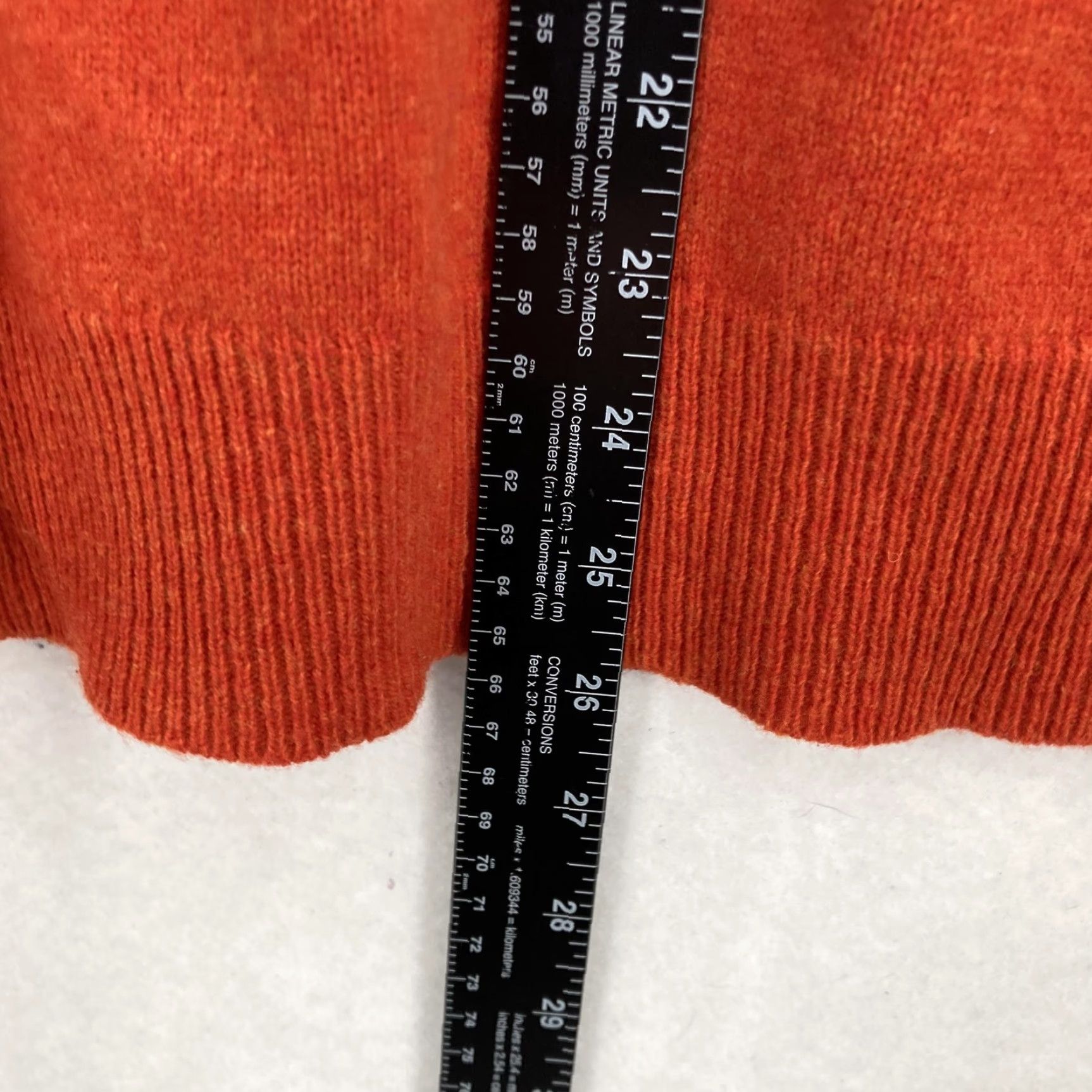 Polo Ralph Lauren Polo Ralph Lauren Sweater Mens XL Orange Lambswool Crewneck Pullover Green Pony Shirt Size US XL / EU 56 / 4 - 5 Thumbnail