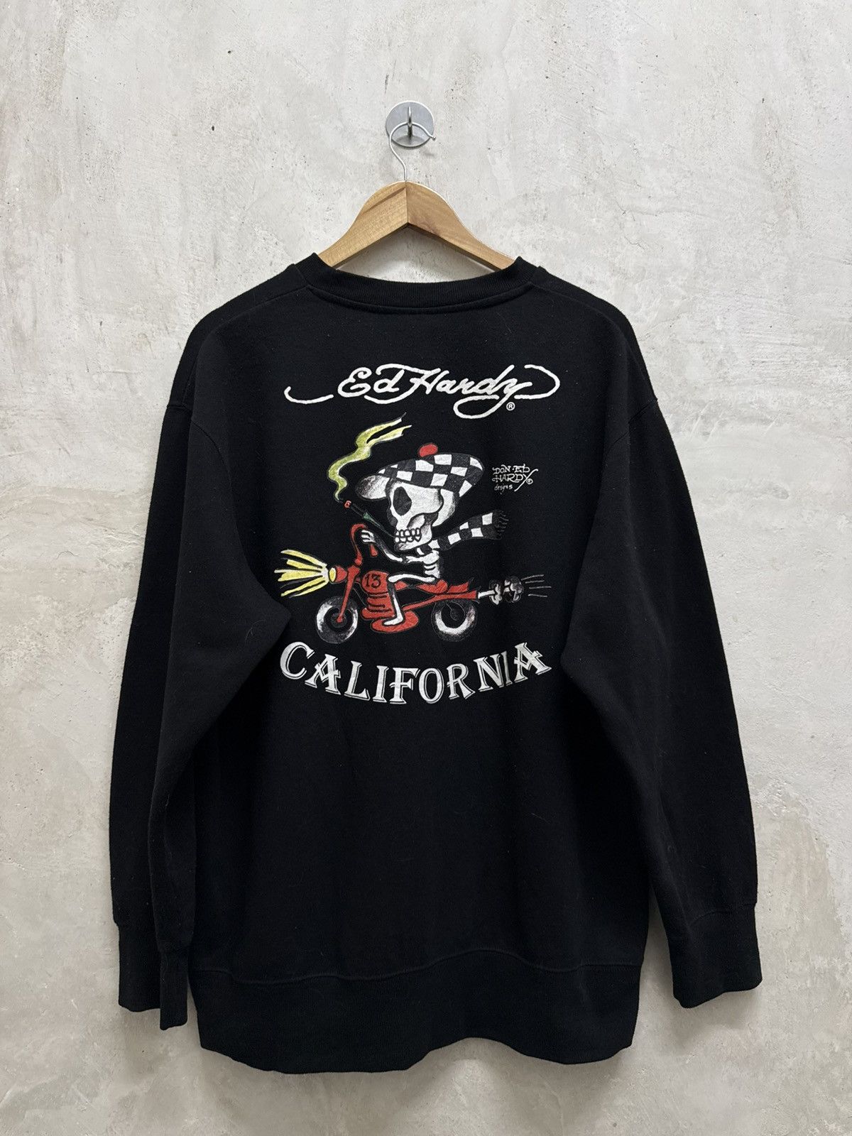 Ed Hardy 2000s Ed Hardy By Christian Audigier y2k Skull Size US XXL / EU 58 / 5 - 1 Thumbnail