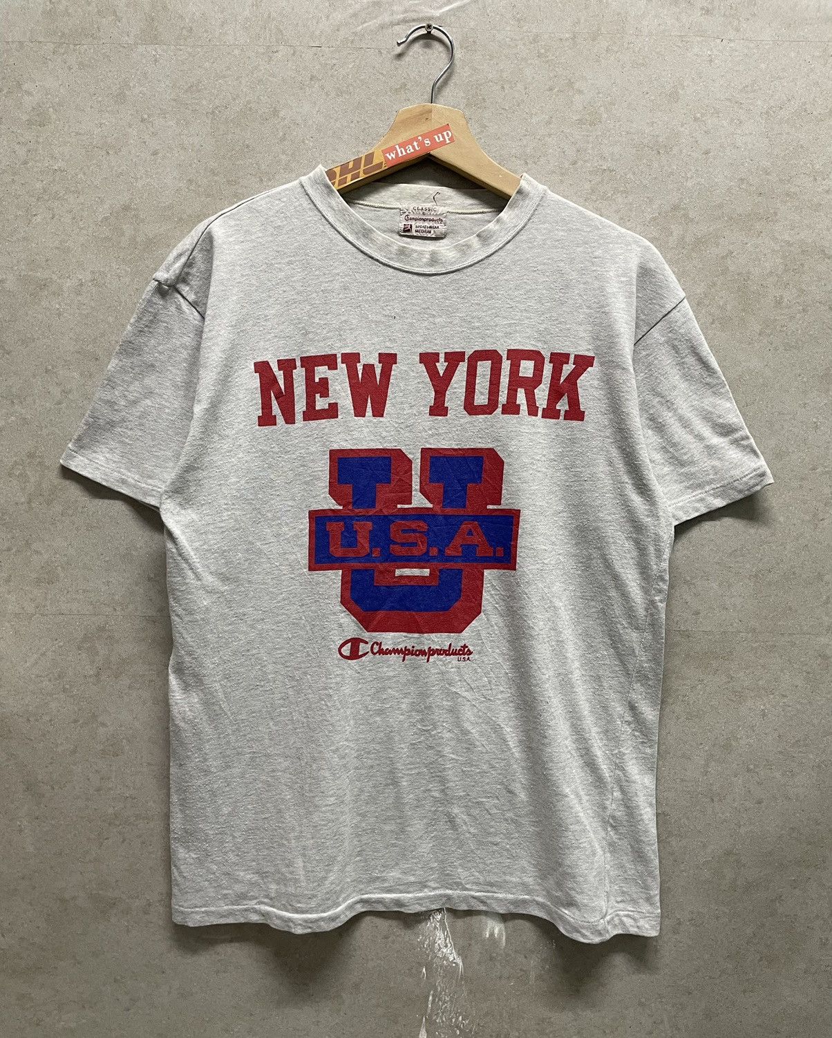 Champion Vintage Champion New York USA Tee Size US M / EU 48-50 / 2 - 1 Thumbnail