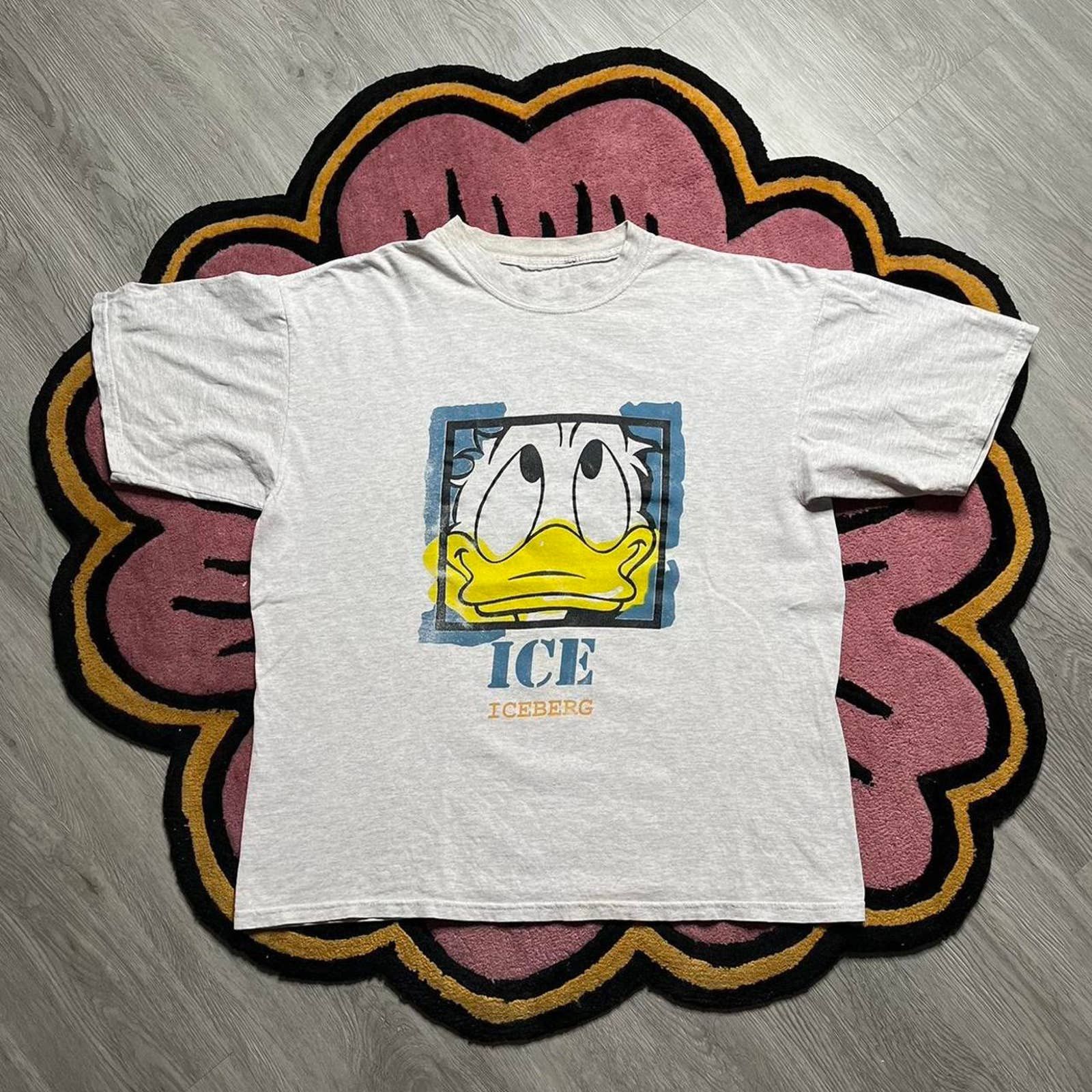 Vintage Vintage 90’s Iceberg History Donald Duck Graphic Tshirt Grailed