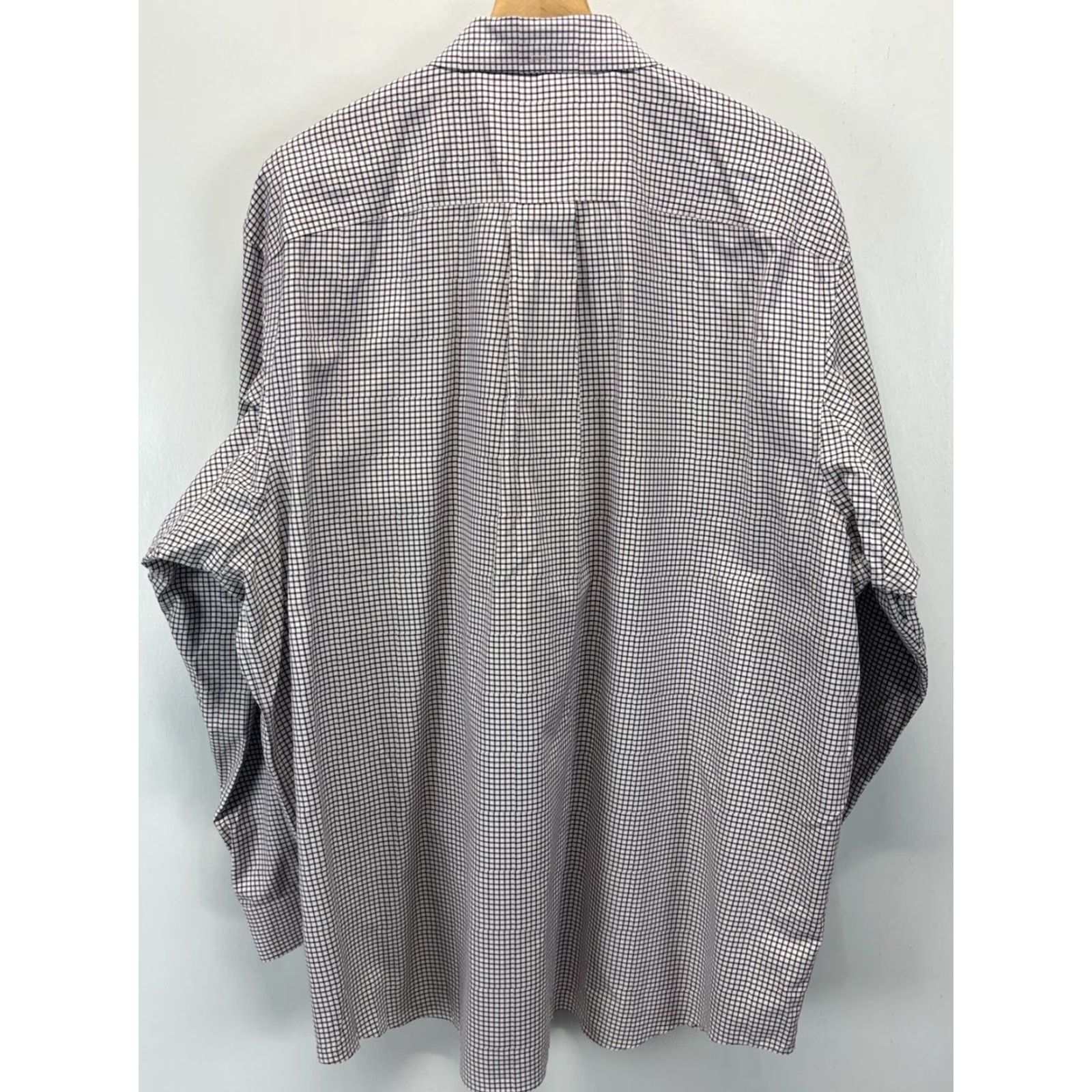 Vintage Duluth Button-Down Shirt 2XLT Big & Tall Men’s White Burgundy Check Sz Button-Up Long Sleeve Cotton Size US XXL / EU 58 / 5 - 3 Thumbnail