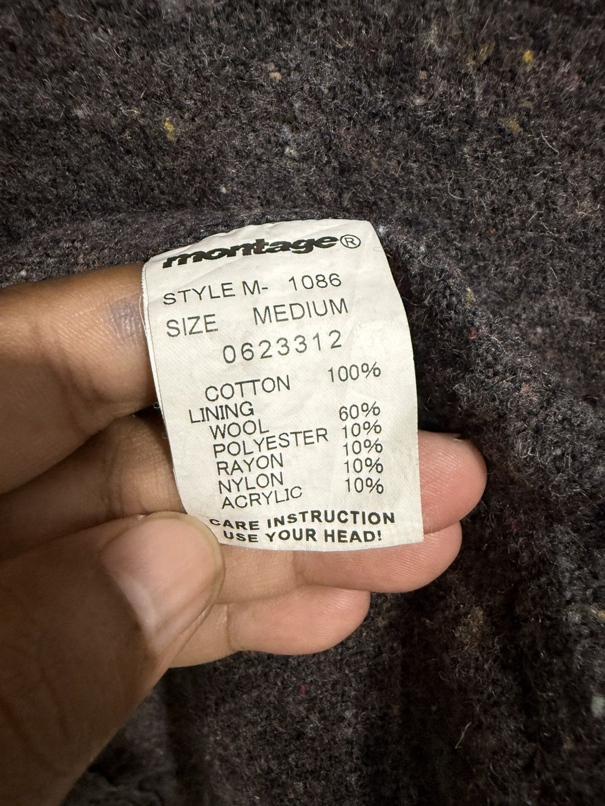 Montage MONTAGE Denim Crowd SSS All Over Jacket Blanket Heat Rare Size US M / EU 48-50 / 2 - 8 Thumbnail