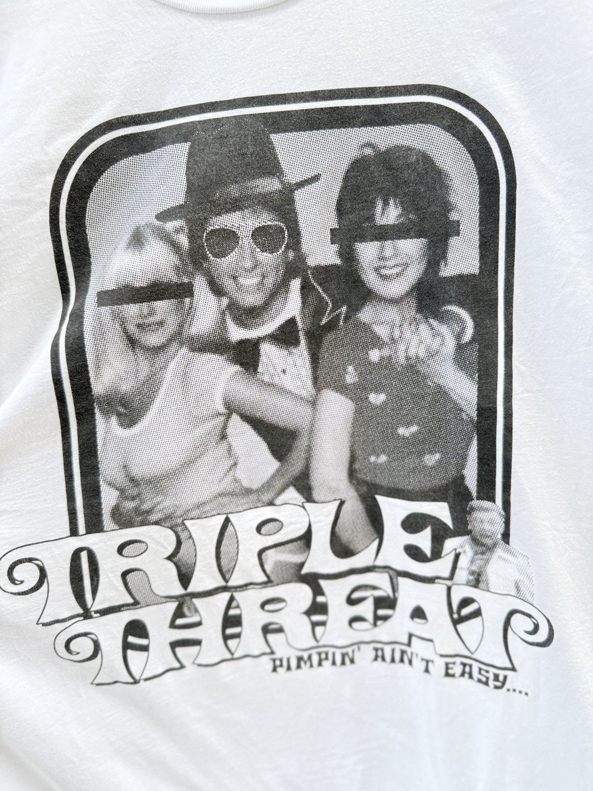 Vintage Vintage Triple Threat Pimpin Ain’t Easy Playboy Usa Tee Size US L / EU 52-54 / 3 - 7 Thumbnail