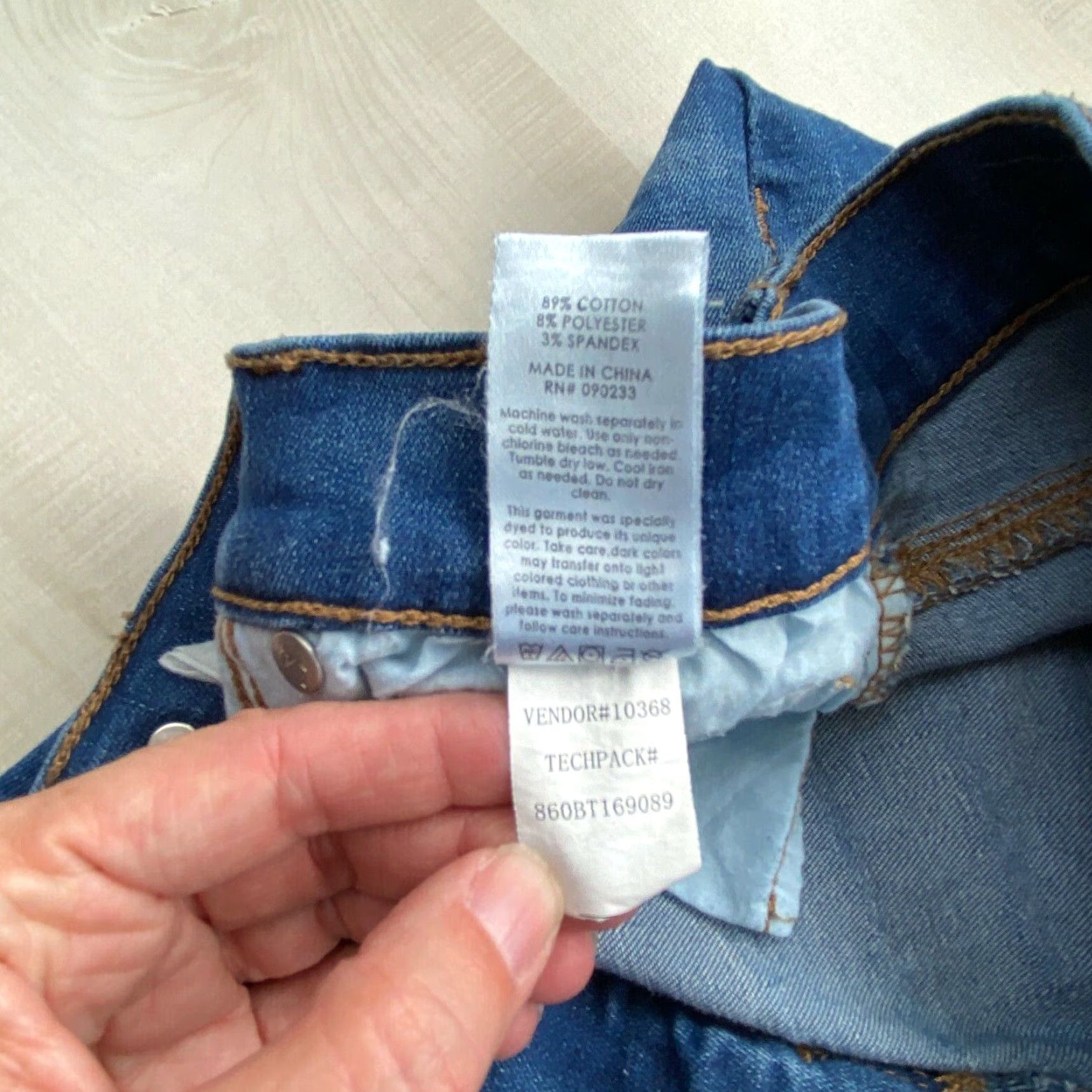 Pacsun PacSun Womens Mid Rise Distressed Skinny Jeans Blue 27 Size 27" / US 4 / IT 40 - 4 Thumbnail