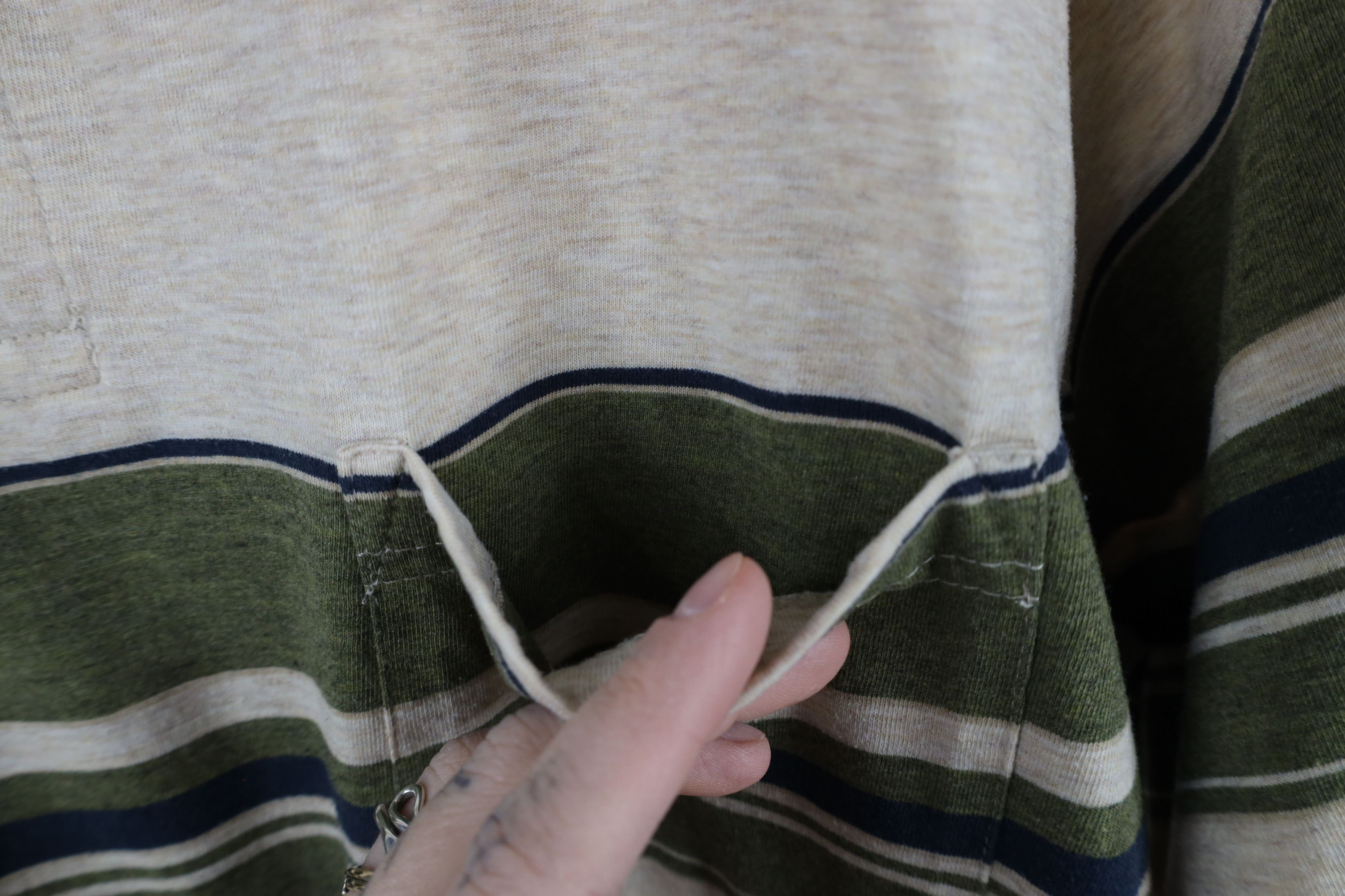 Vintage Vintage 90s Streetwear Striped Collared Golf Polo Shirt Size US L / EU 52-54 / 3 - 5 Thumbnail