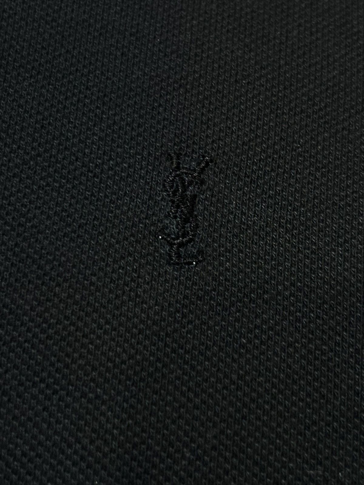 Yves Saint Laurent Yves Saint Laurent Pour Homme Polo Shirt Black Oldmoney Size US XL / EU 56 / 4 - 6 Thumbnail