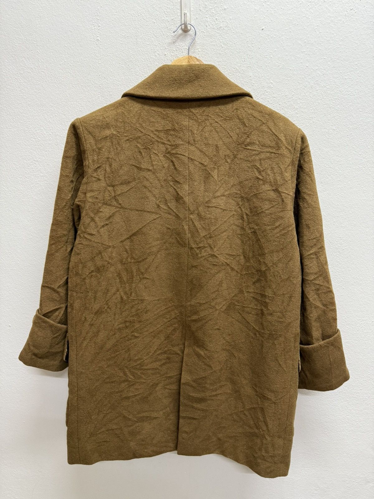Gucci VINTAGE GUCCI WOOL LONG COATS JACKET BROWN Size M / US 6-8 / IT 42-44 - 7 Thumbnail