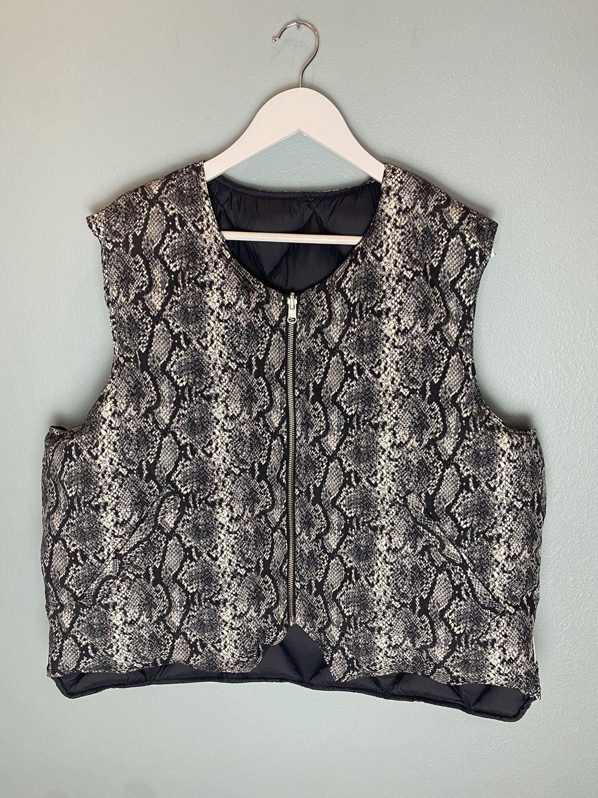 Stussy Stüssy Python Reversible Down Vest Navy Quilted Size Medium Size US M / EU 48-50 / 2 - 4 Thumbnail
