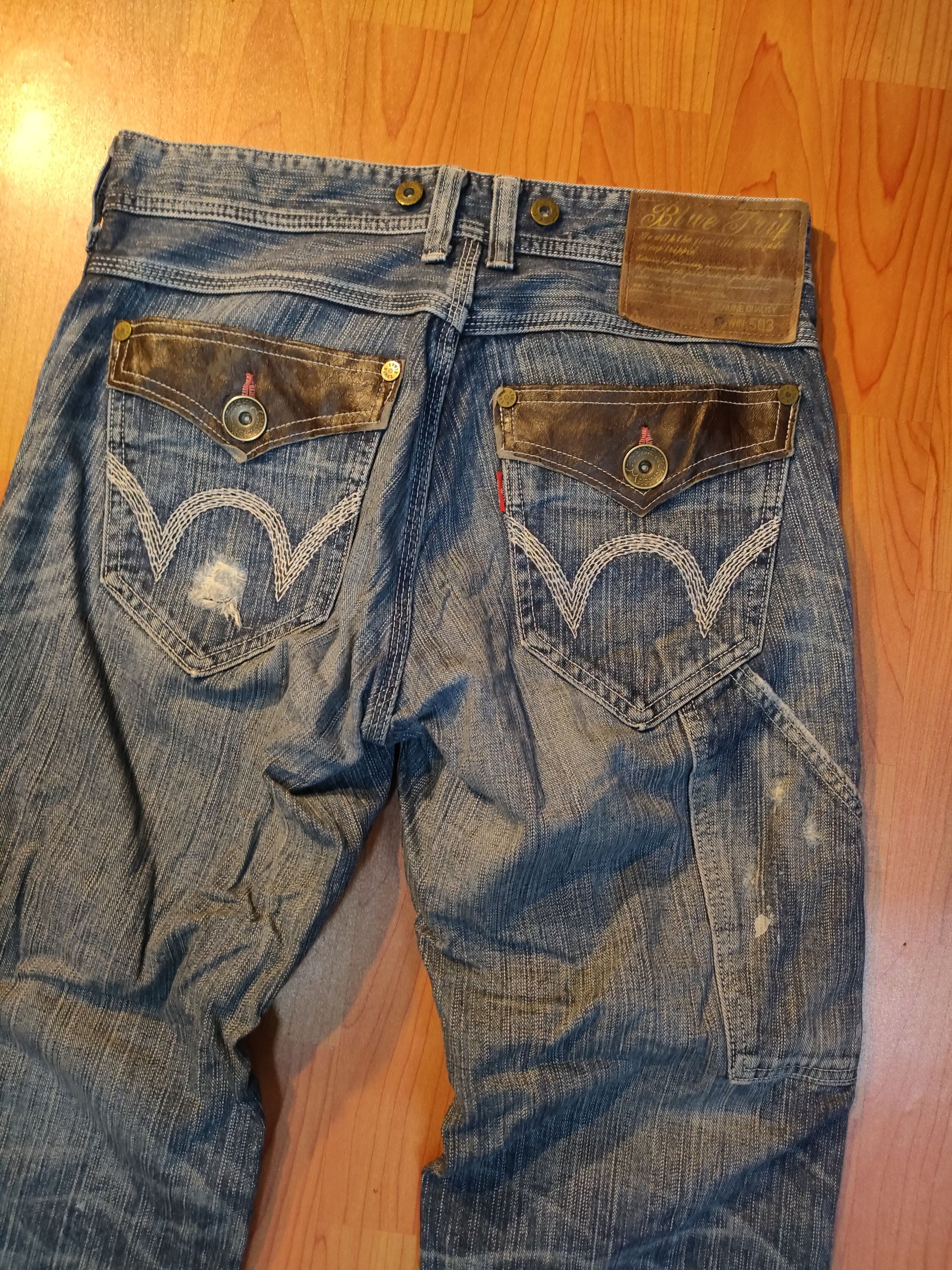 Edwin × If Six Was Nine Flare 🔥🔥Edwin Blue Trip Jeans Size US 32 / EU 48 - 3 Thumbnail