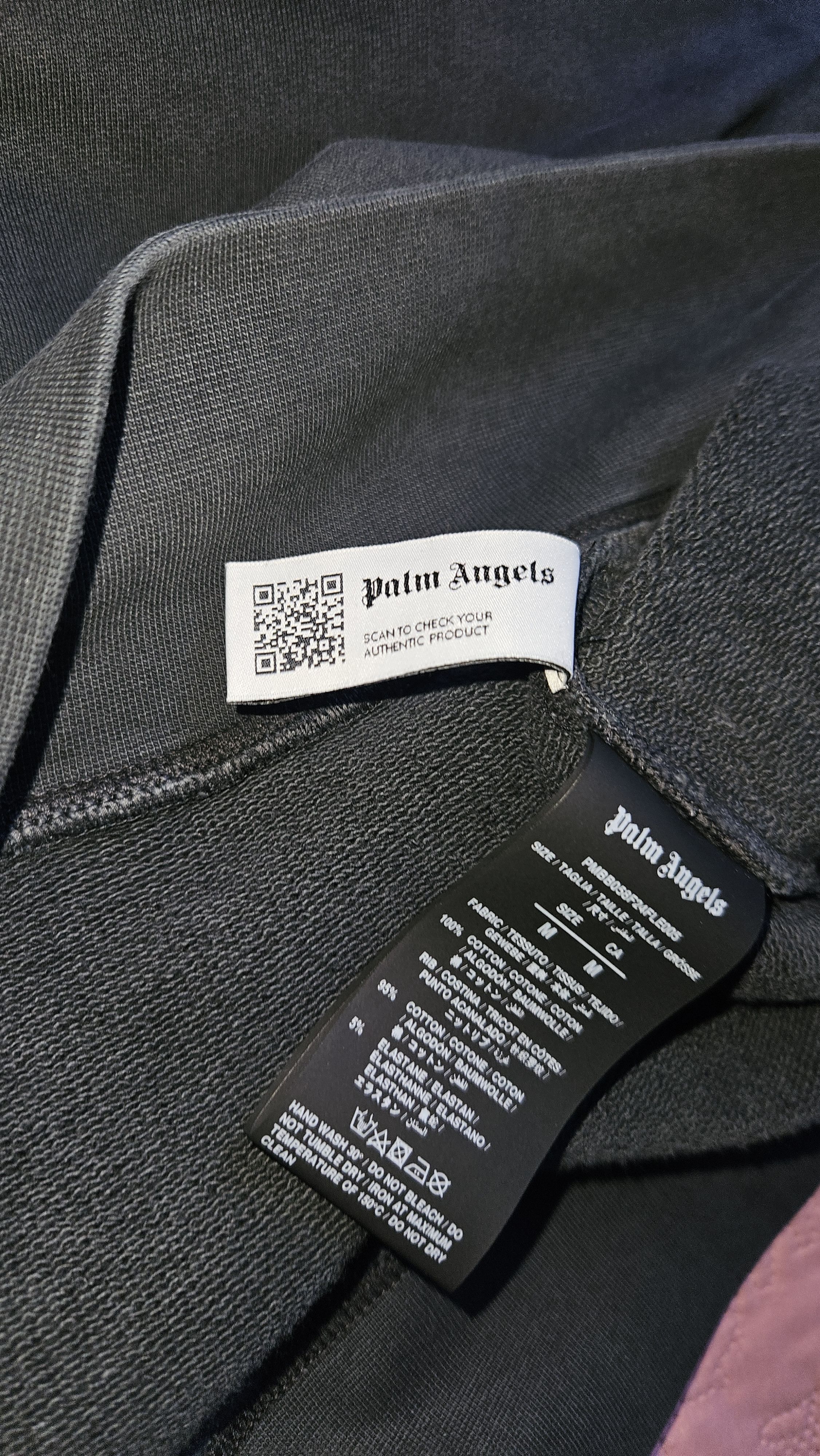 Palm Angels Palm Angels Burning Palm Hoody Black Gold Size US M / EU 48-50 / 2 - 10 Thumbnail