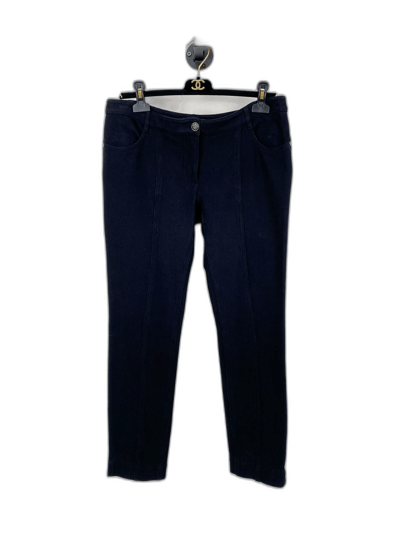 Chanel Chanel Women's Casual Pants Size 42 Size 41" - 1 Thumbnail