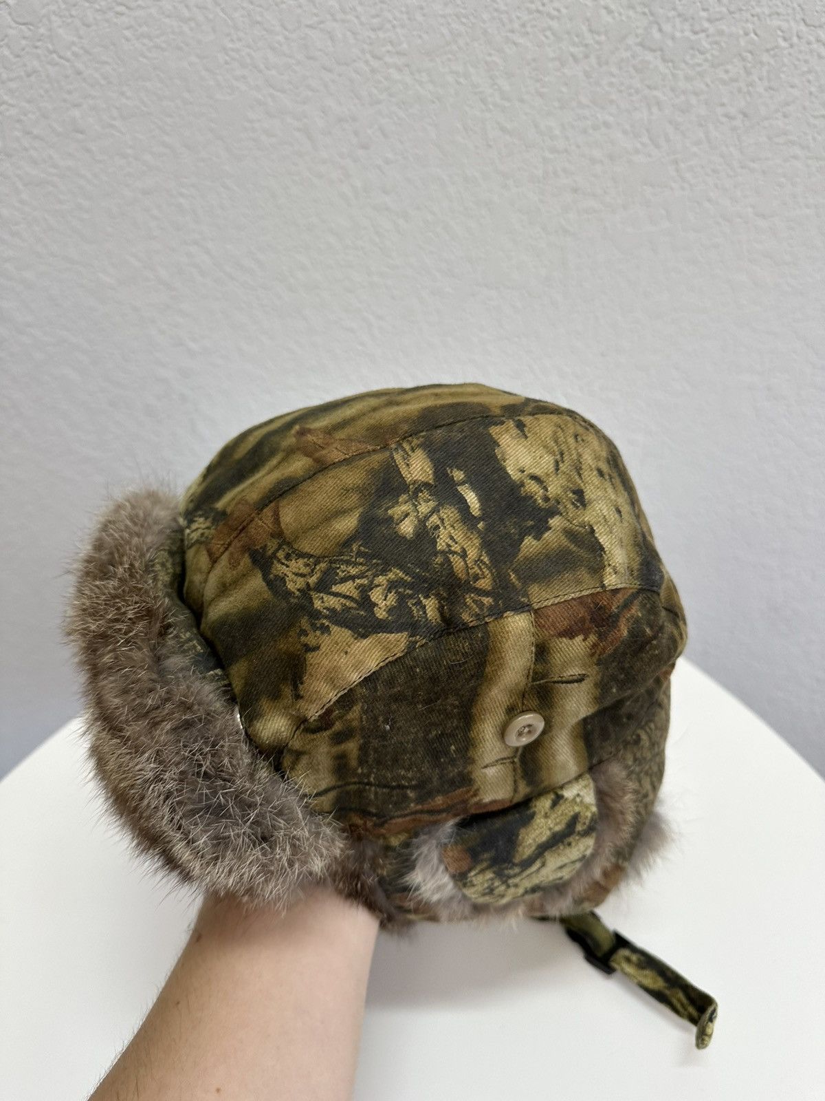 Vintage Vintage Real Fur Ushanka Real Tree Avantgarde Trapper Hat Size ONE SIZE - 7 Thumbnail