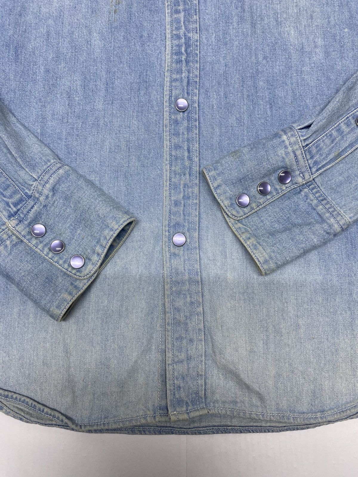 Wtaps Wtaps Western Denim Shirt Streetwear Pearl Snap Button Size US M / EU 48-50 / 2 - 4 Thumbnail