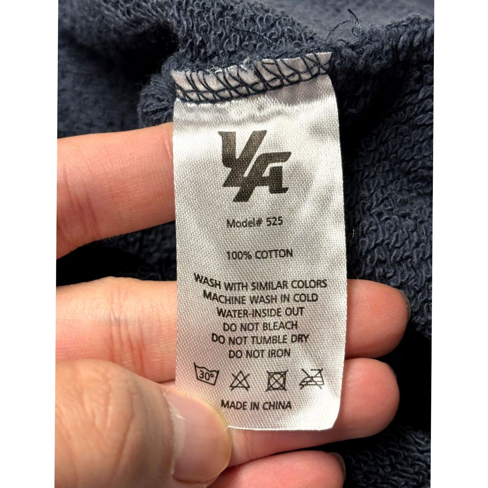 YoungLA VINTAGE YoungLA Sweatshirt Mens L Navy Blue Heavyweight Crewneck Size US L / EU 52-54 / 3 - 5 Thumbnail