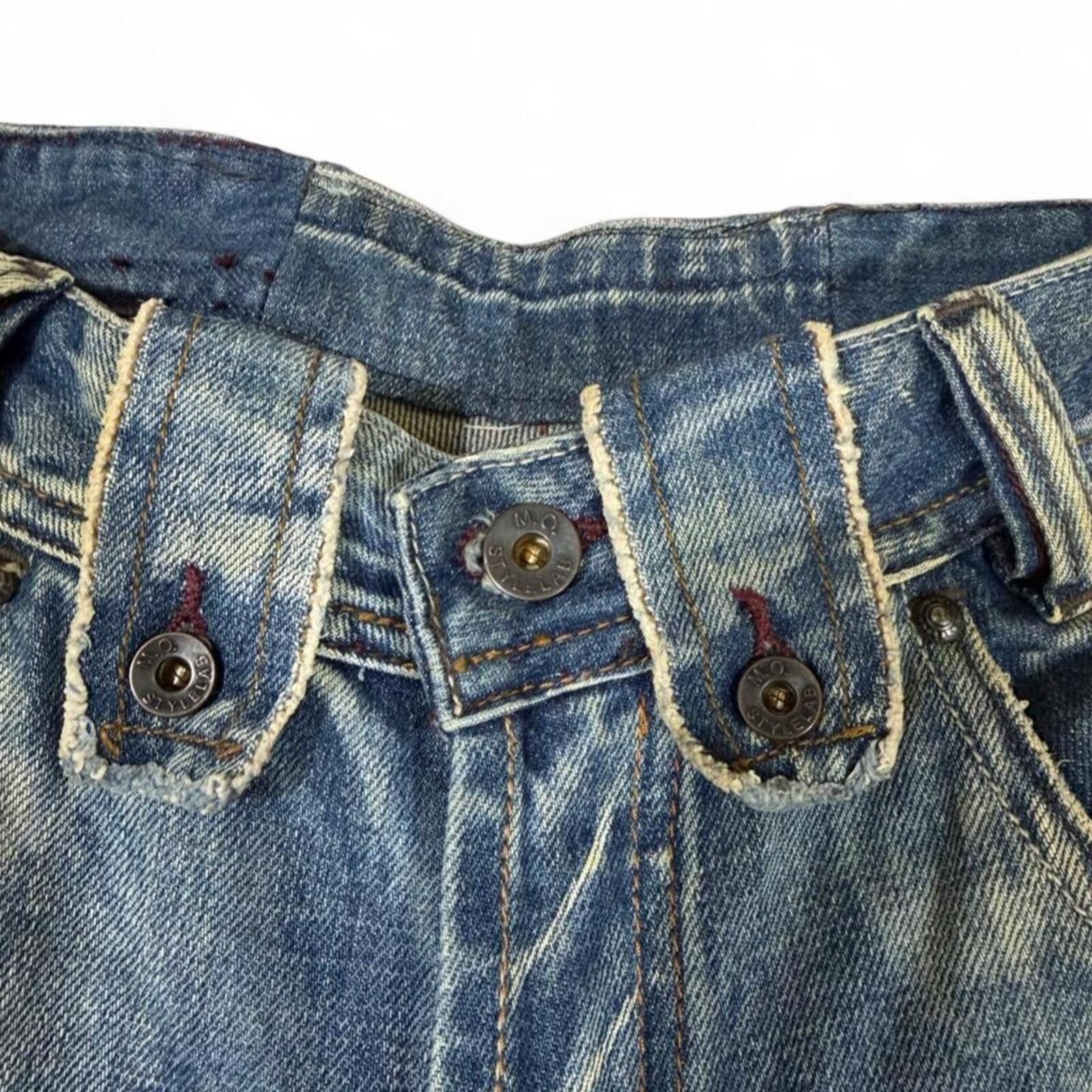 Diesel Y2K Diesel style lab unique design denim jeans Size US 32 / EU 48 - 6 Thumbnail