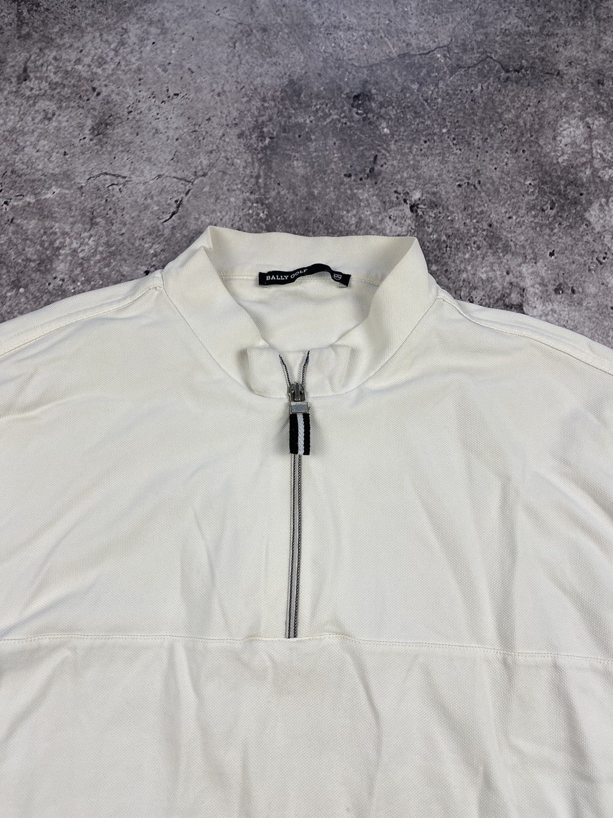 Bally × Vintage Rare Bally golf 1/4 zip pocket zip long sleeve luxury Size US L / EU 52-54 / 3 - 2 Thumbnail