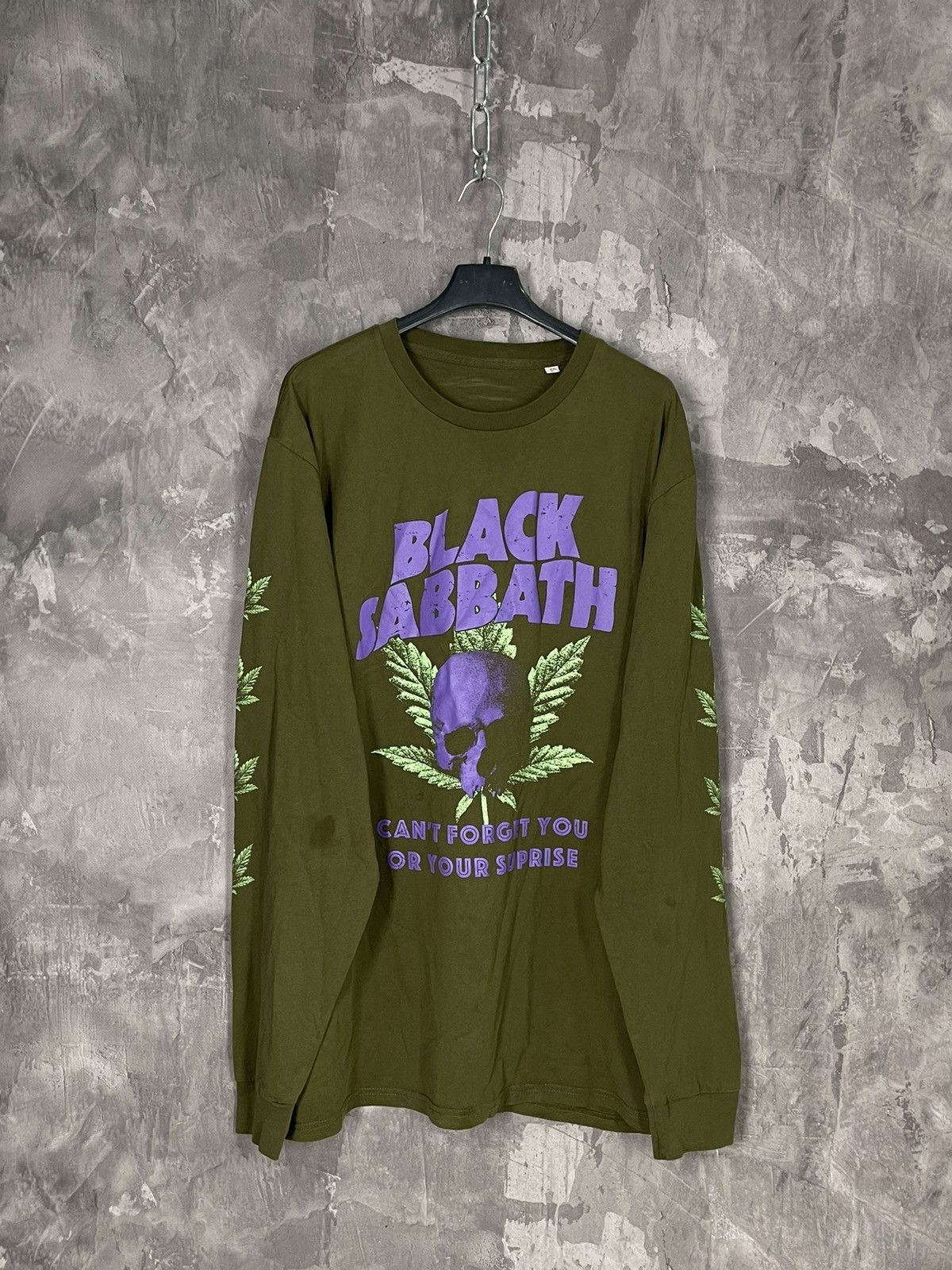 Band Tees × Black Sabbath × Vintage 00s Black Sabbath Mexican Graphic Print Tee Long sleeve Size US XXL / EU 58 / 5 - 1 Thumbnail