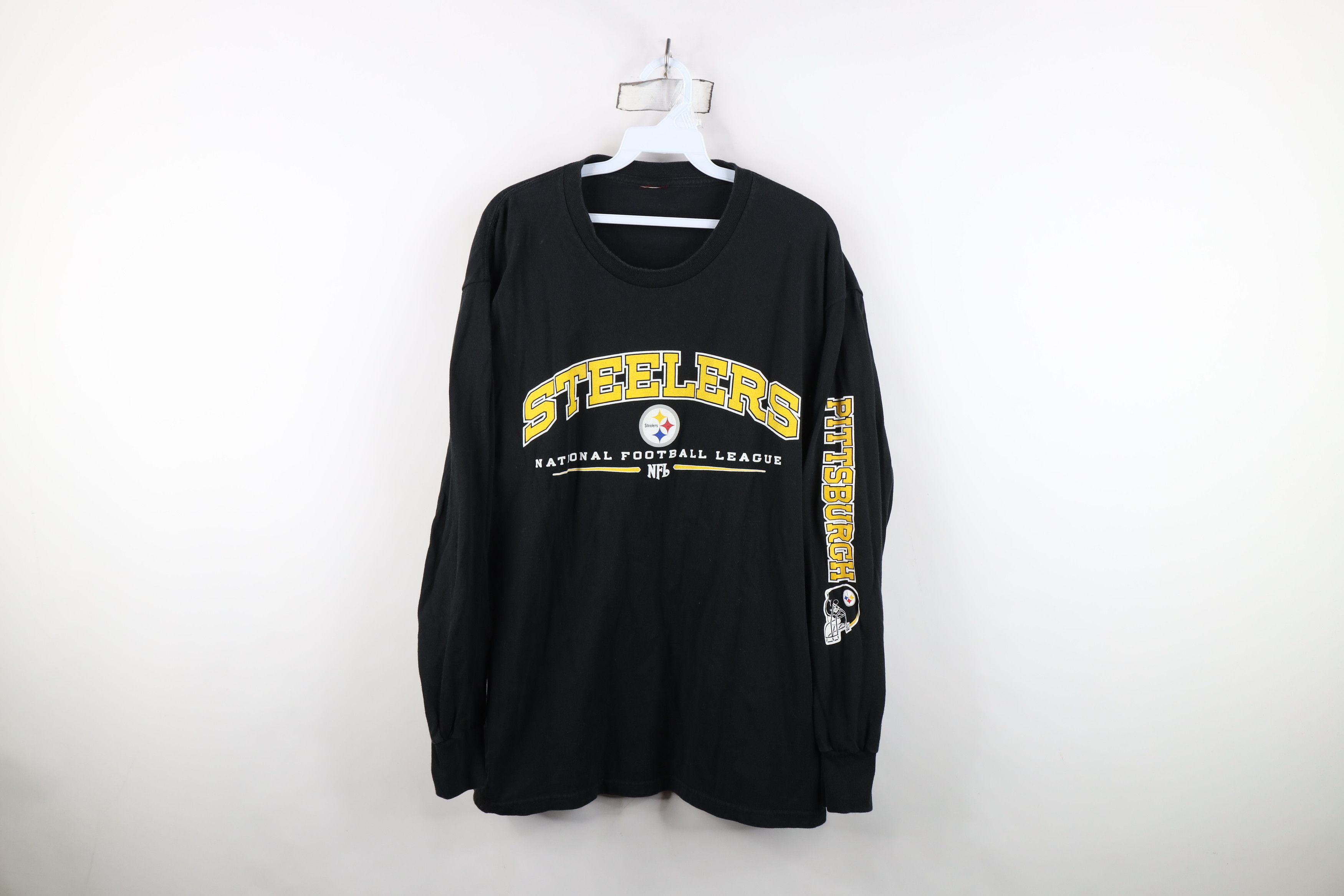 Vintage Vintage Pittsburgh Football Long Sleeve T-Shirt Black Size US M / EU 48-50 / 2 - 1 Thumbnail
