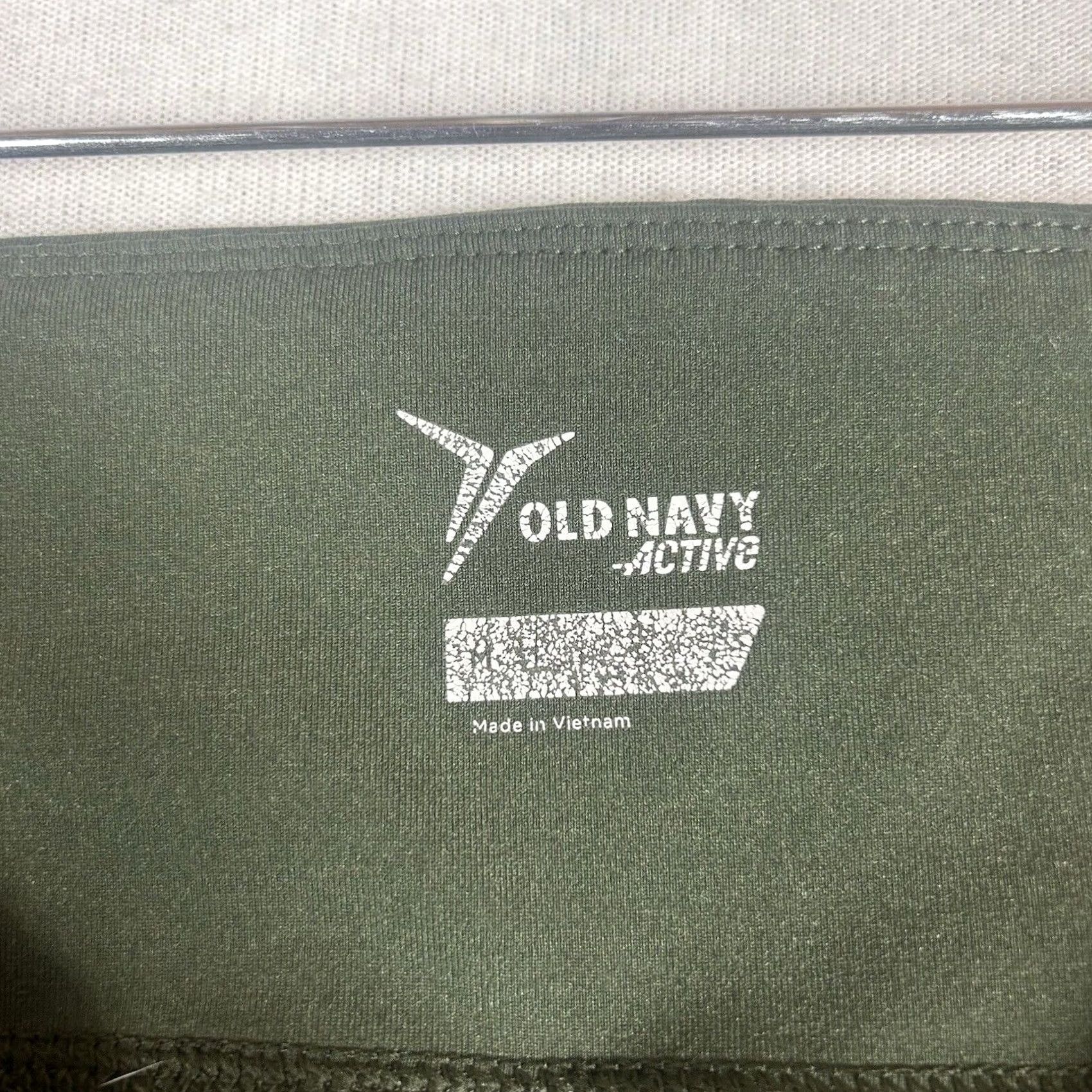 Old Navy Old Navy Active Leggings Womens Size Medium Green Yoga Gym Run Fit Size 32" / US 10 / IT 46 - 2 Thumbnail