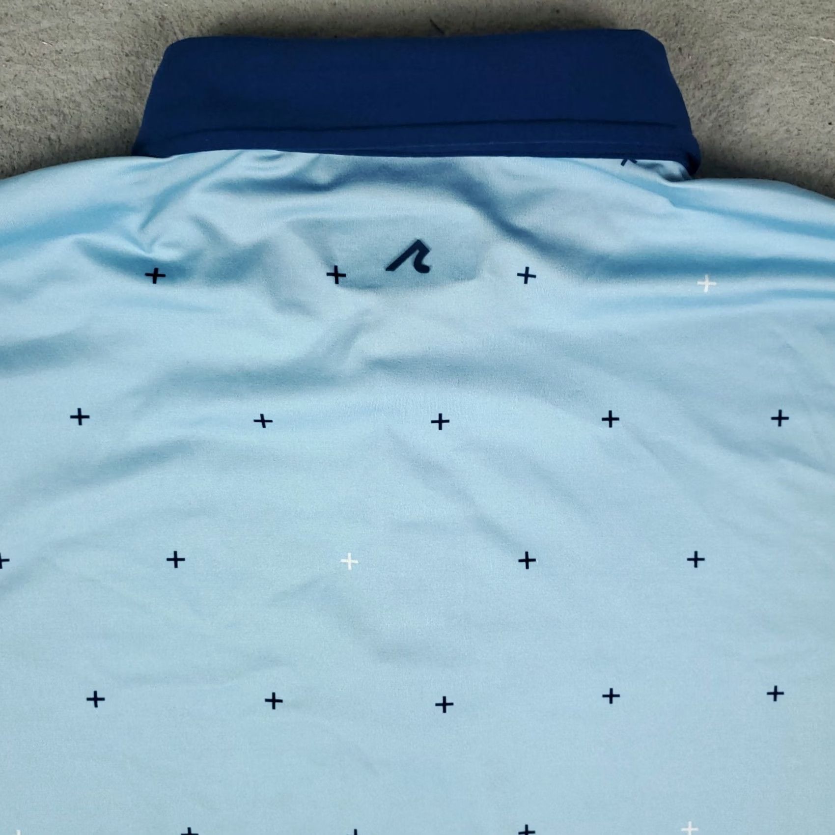 Vintage Redvanly Polo Shirt Mens Size M Light Blue Star Print Golf Short Sleeve Size US M / EU 48-50 / 2 - 4 Thumbnail