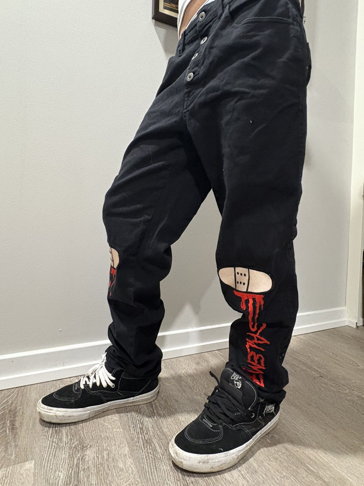 Japanese Brand × Vintage Vintage 2000’s SalemSeven skate pants Size US 32 / EU 48 - 1 Thumbnail