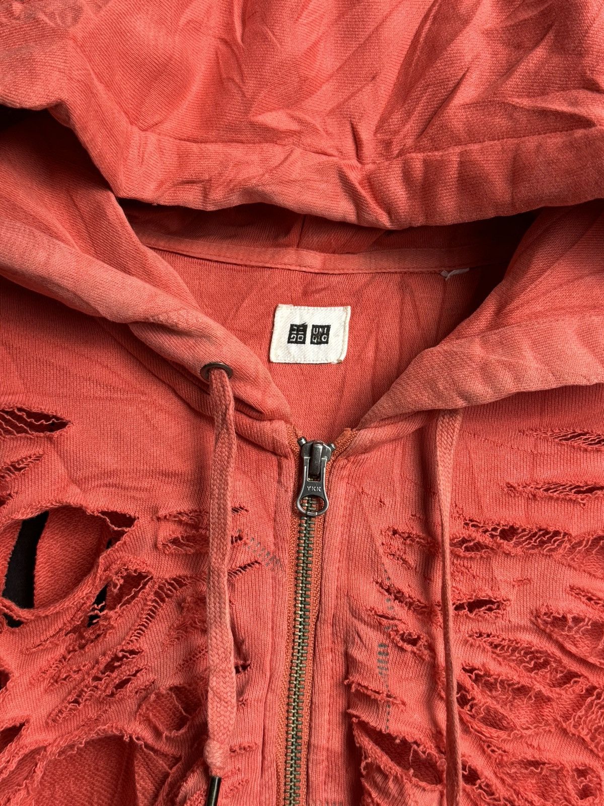 If Six Was Nine × Japanese Brand × PPFM Distressed Japanese Zipper Hoodie Uniqlo lgb ifsix style Size US XL / EU 56 / 4 - 10 Thumbnail