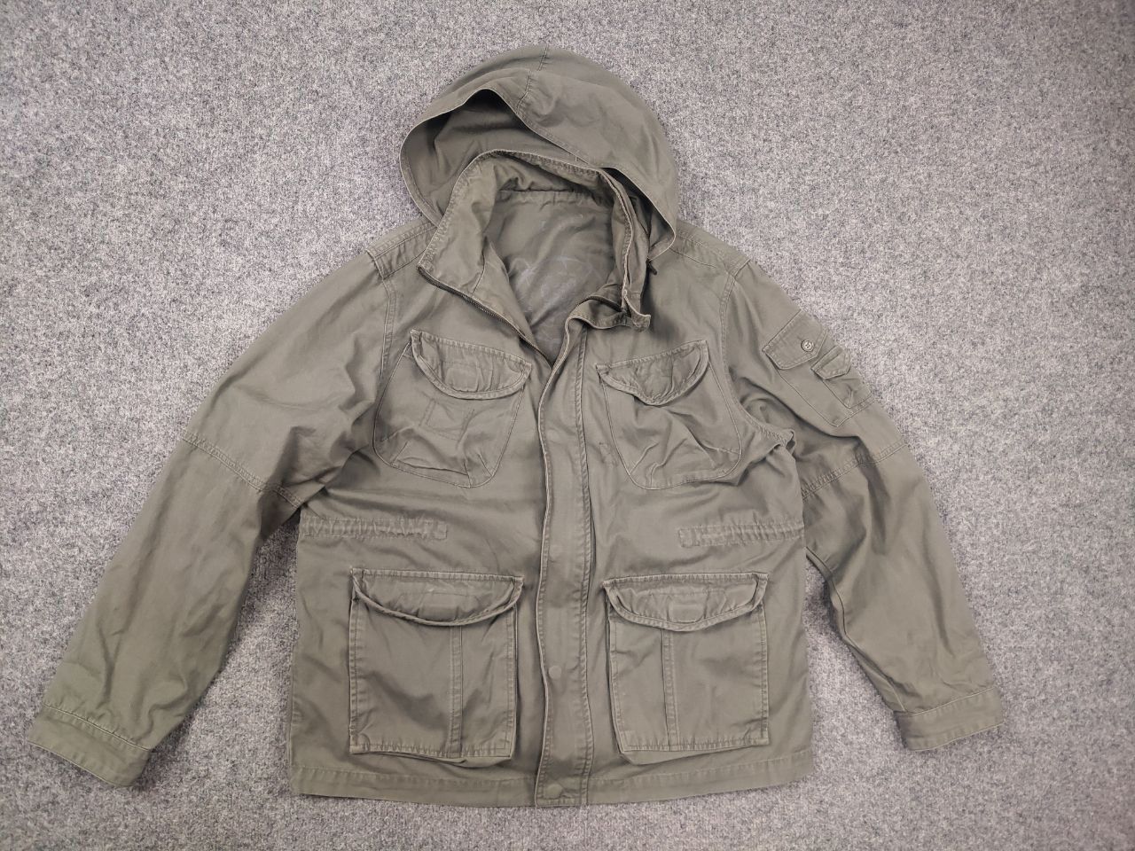 If Six Was Nine Vintage 90's GOA Japanese Military Zip Jacket gimmick Y2K Size US L / EU 52-54 / 3 - 8 Thumbnail