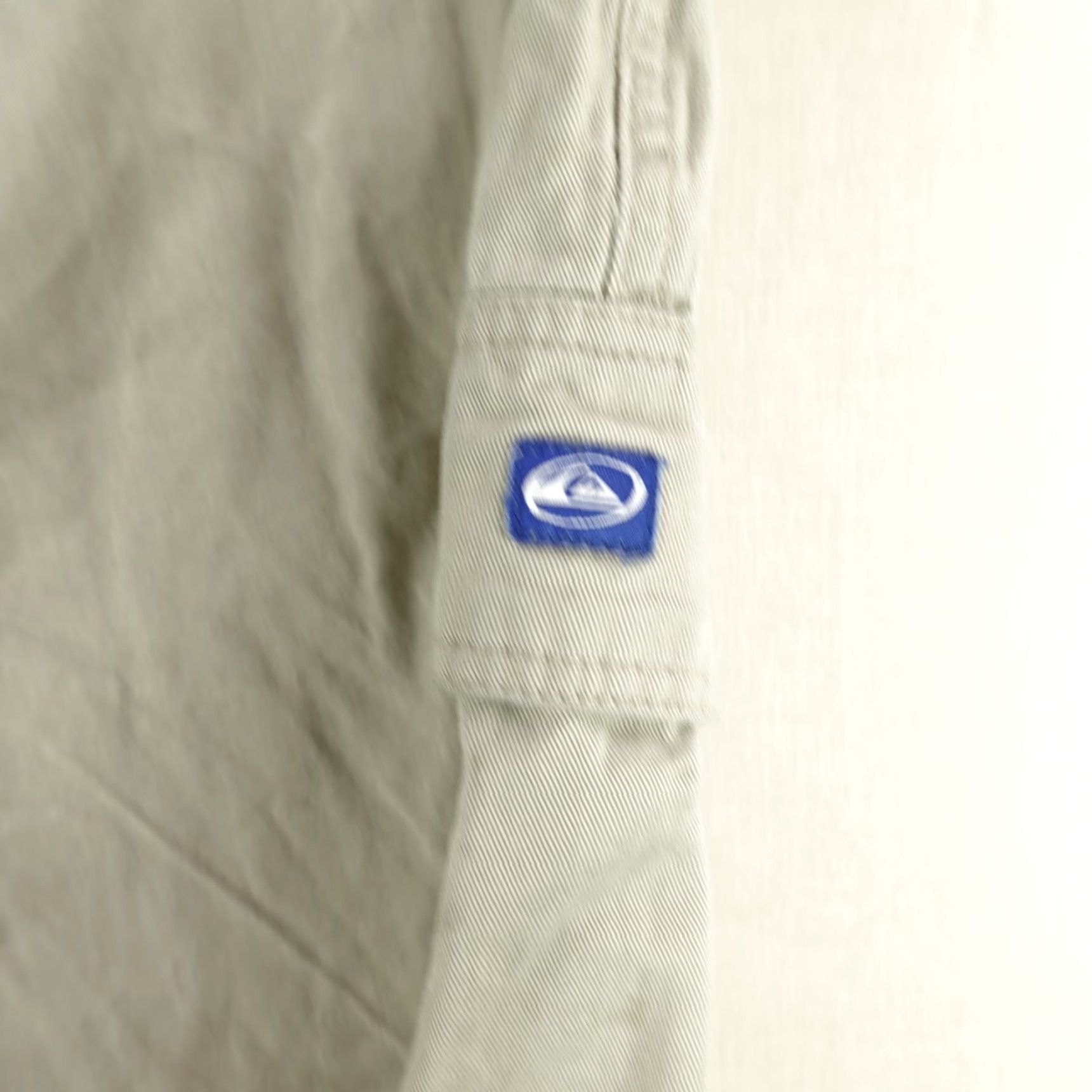 Quiksilver VINTAGE Quiksilver Cargo Shorts Mens 40 Beige Cotton Relaxed Fit Outdoor Casual Skate Surf Size US 39 - 3 Thumbnail