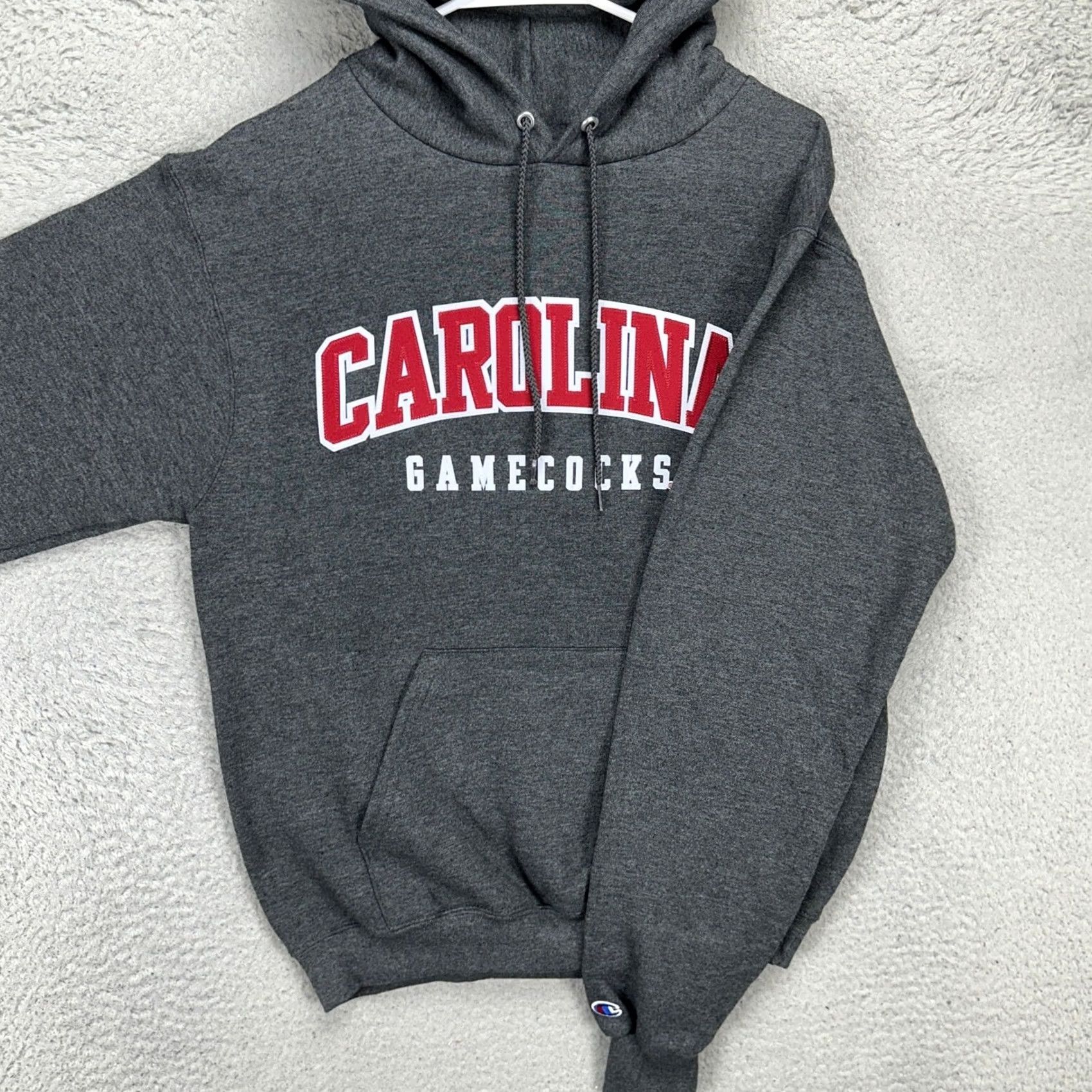 Champion South Carolina Gamecocks Mens Hoodie Sweatshirt Small Grey Drawstring Champion Size US S / EU 44-46 / 1 - 2 Thumbnail