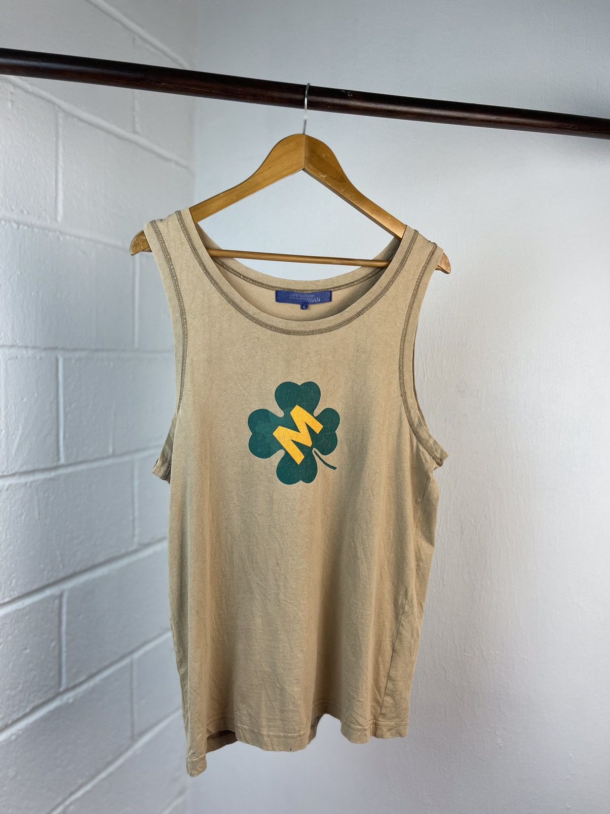 Comme des Garcons Homme AD2003 Junya Watanabe Man CLOVER Tank Top Size US M / EU 48-50 / 2 - 2 Thumbnail